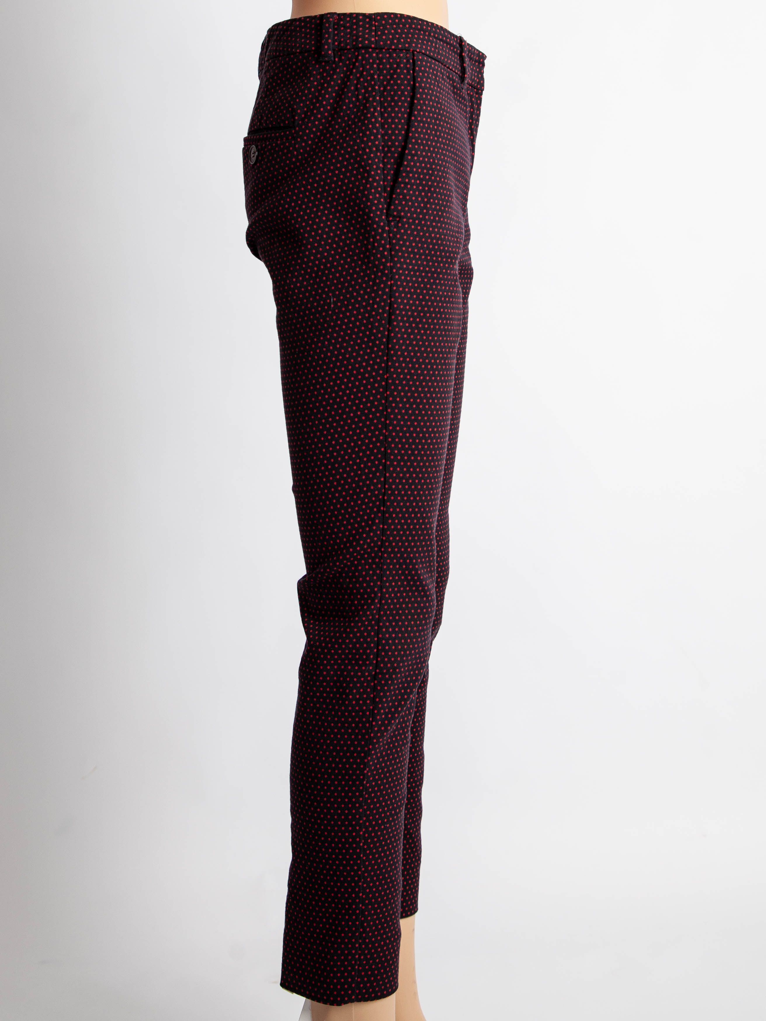 Excellent Marella Slim-Fit Polka Dot Nylon Pants in Combined Colors