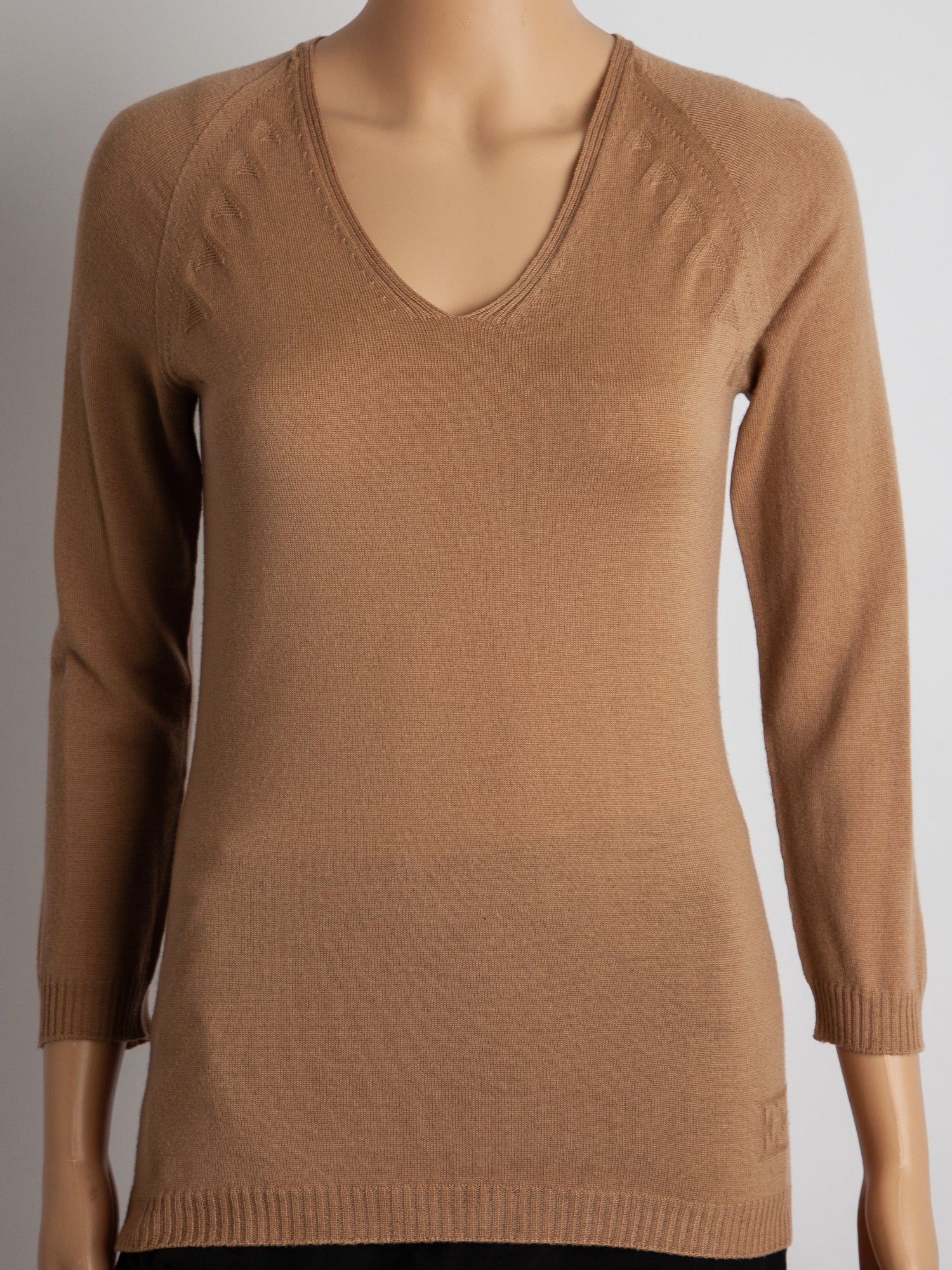 Good Escada Orange Wool Sweater Size S Women&