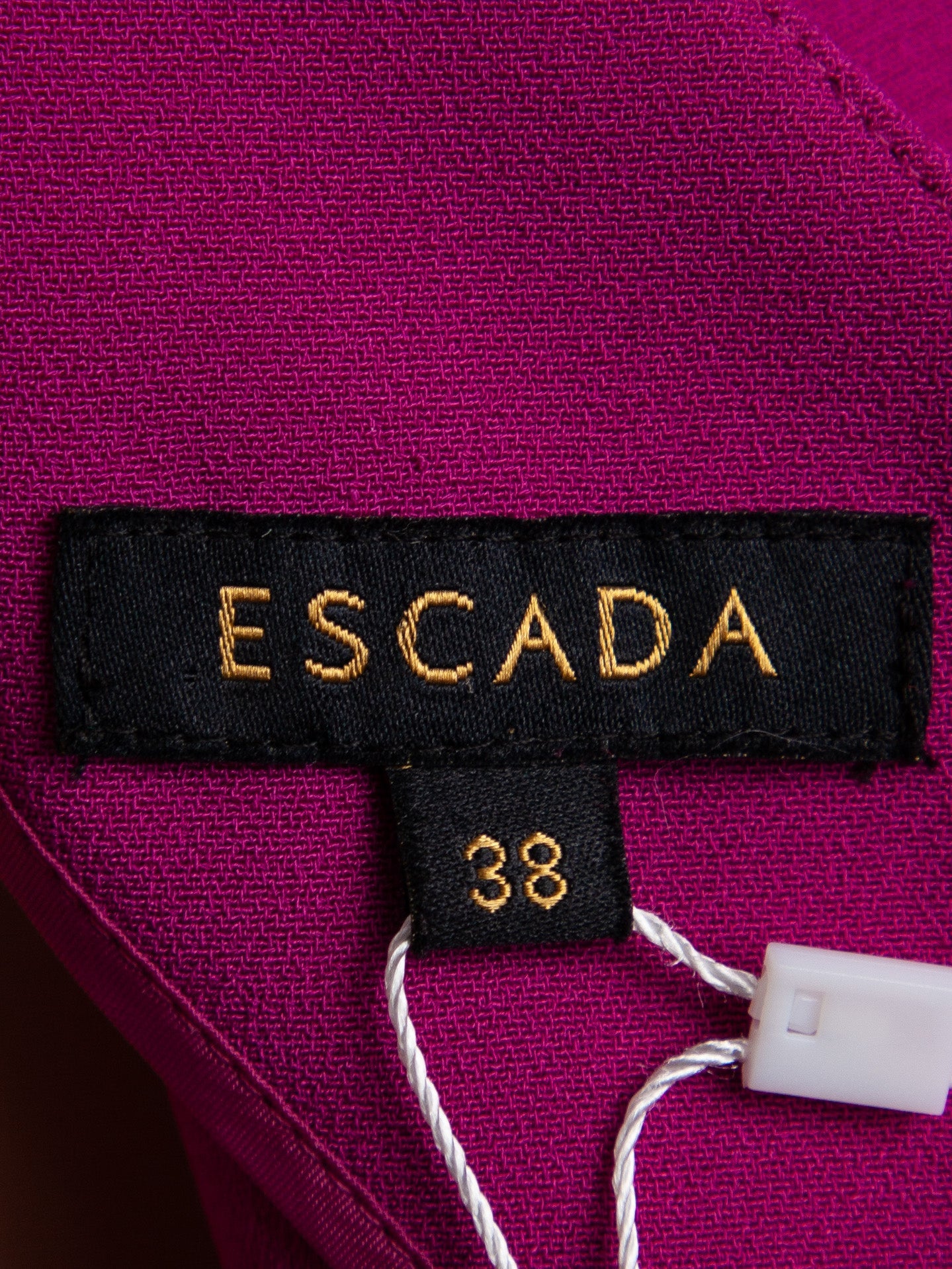 Good Escada Pink Viscose Dress Size M Elegant Design