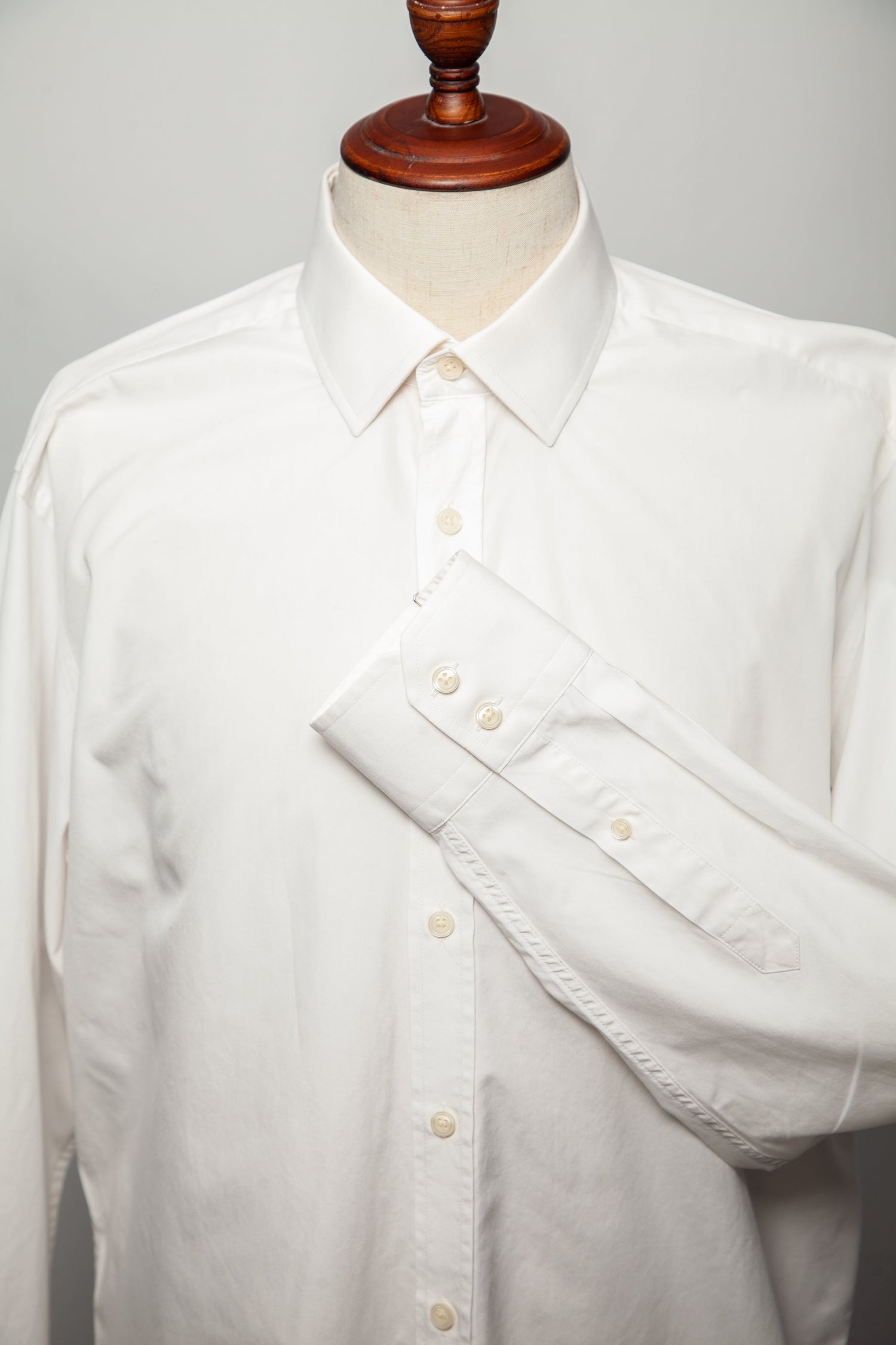 Good Hawes & Curtis White Cotton Dress Shirt XL for Men