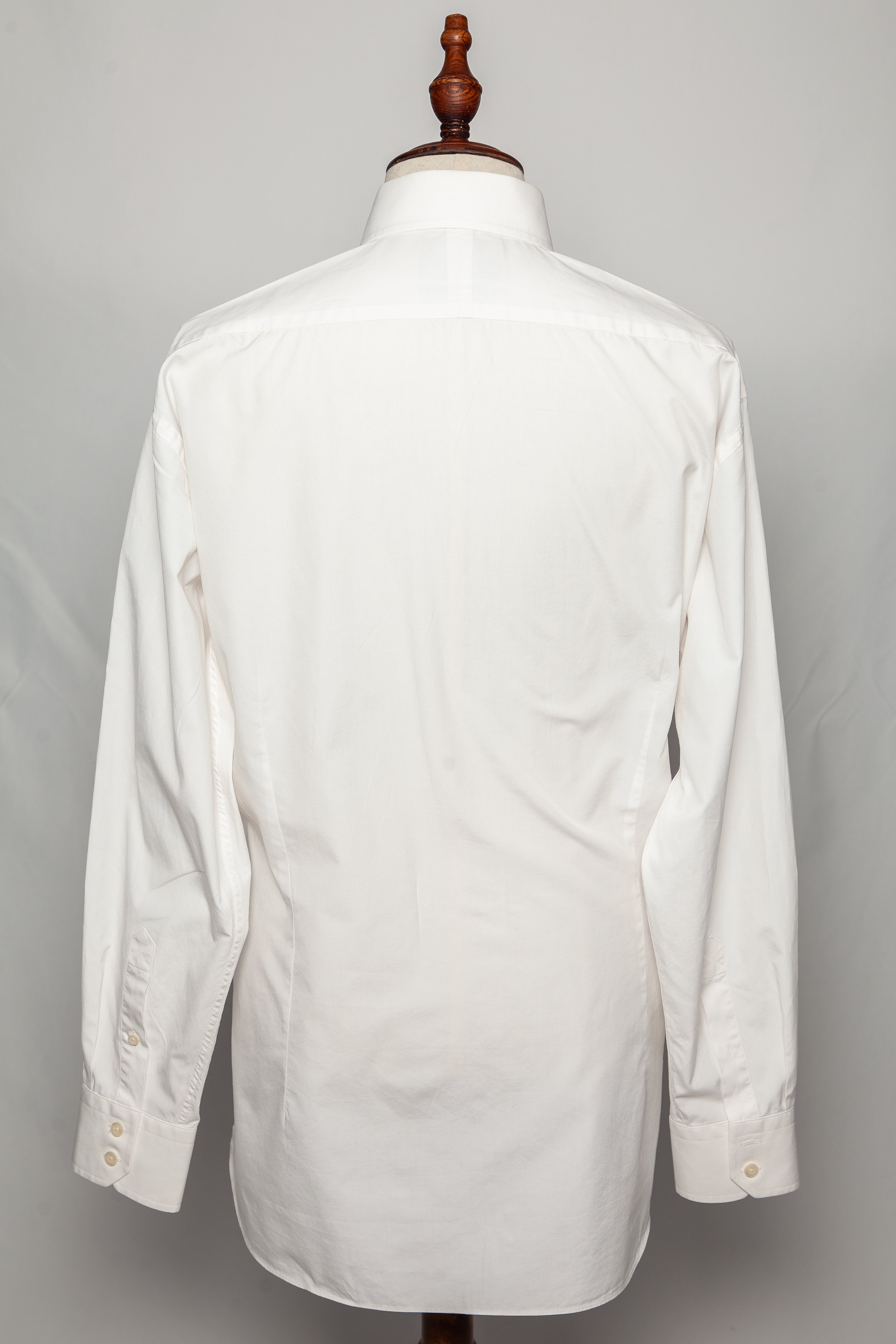 Good Hawes & Curtis White Cotton Dress Shirt XL for Men