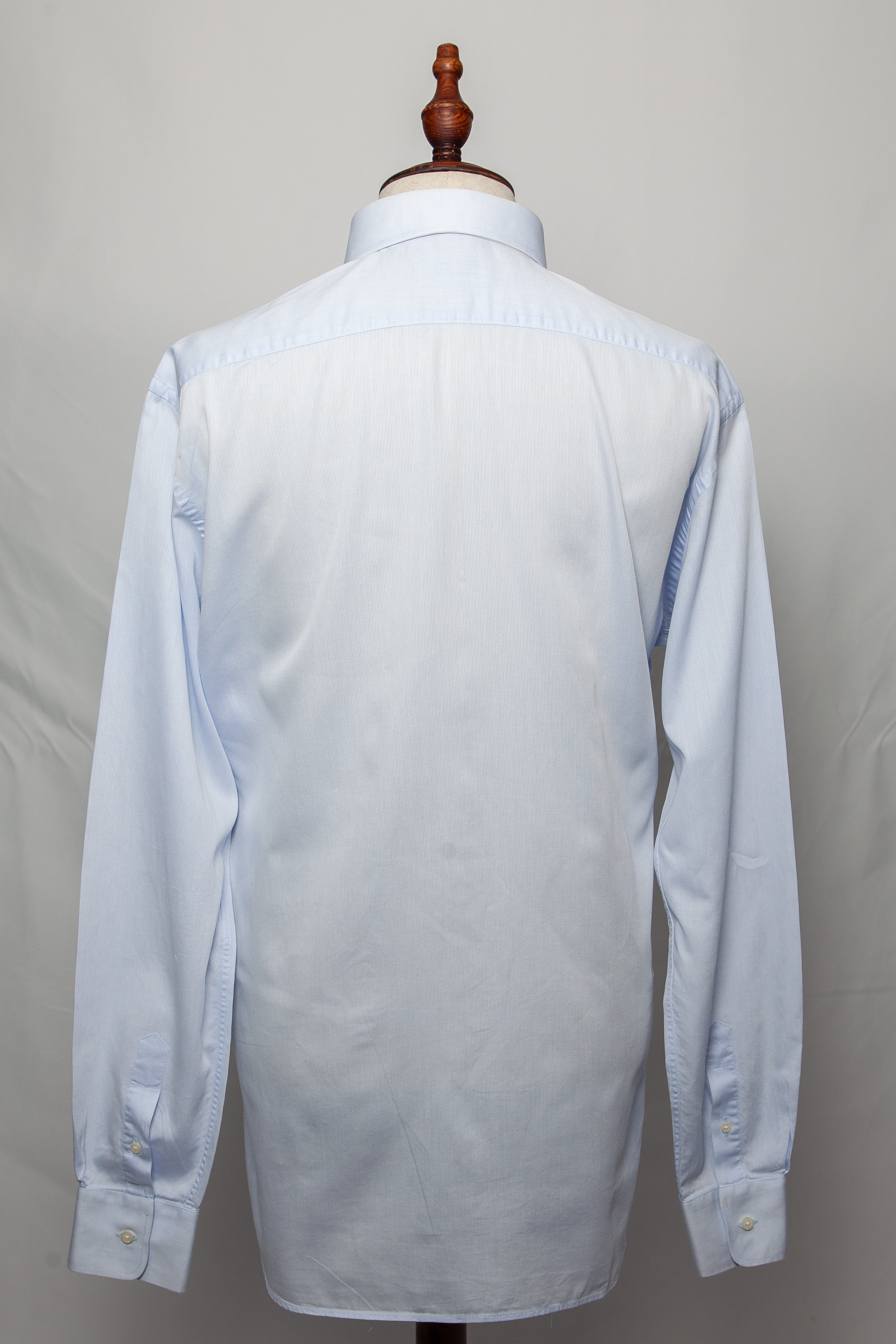 Good Mr Lanidor Blue Cotton Dress Shirt Size XL for Men