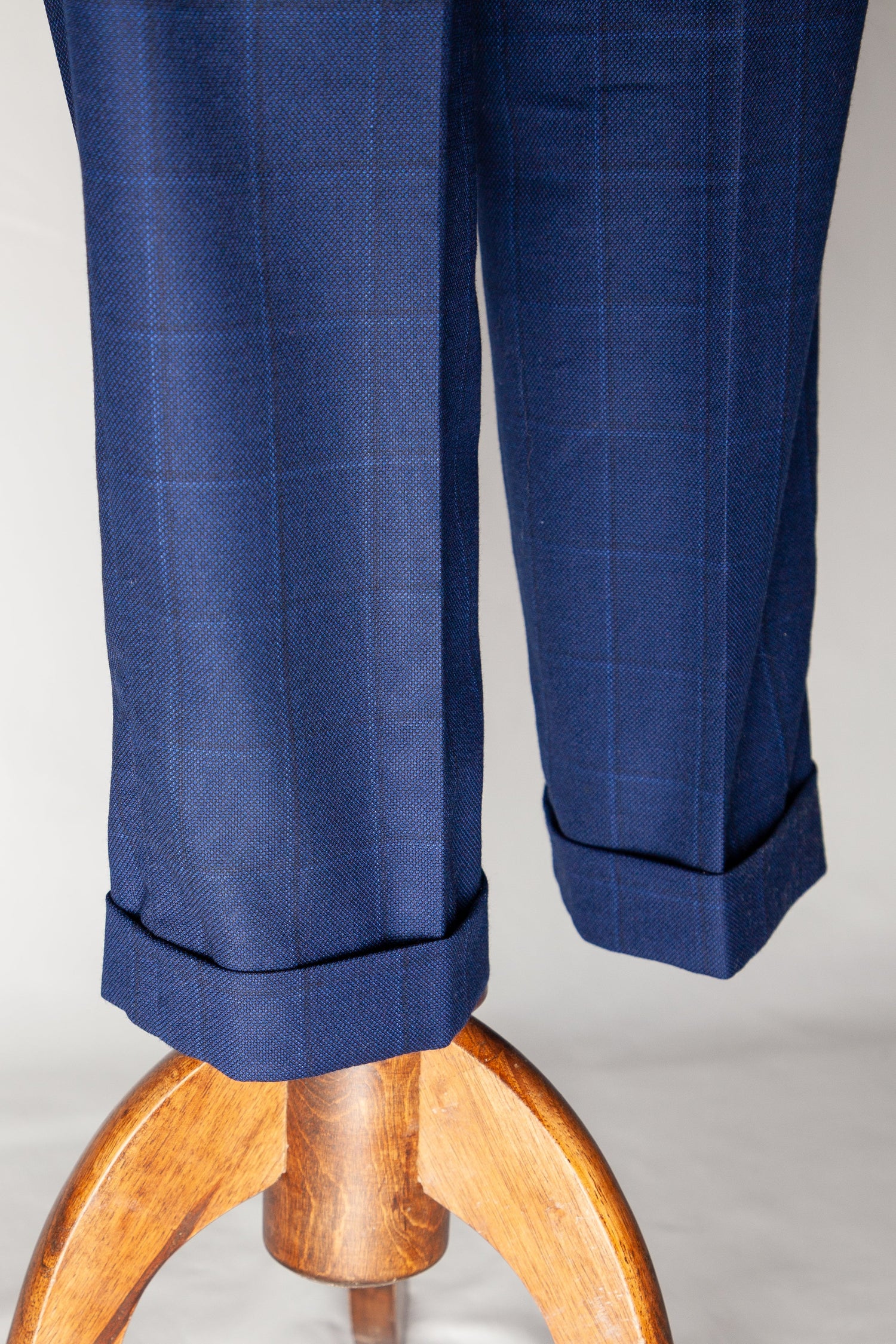 Good Hackett Blue Cashmere Wool Suit Jacket & Pants Size XL