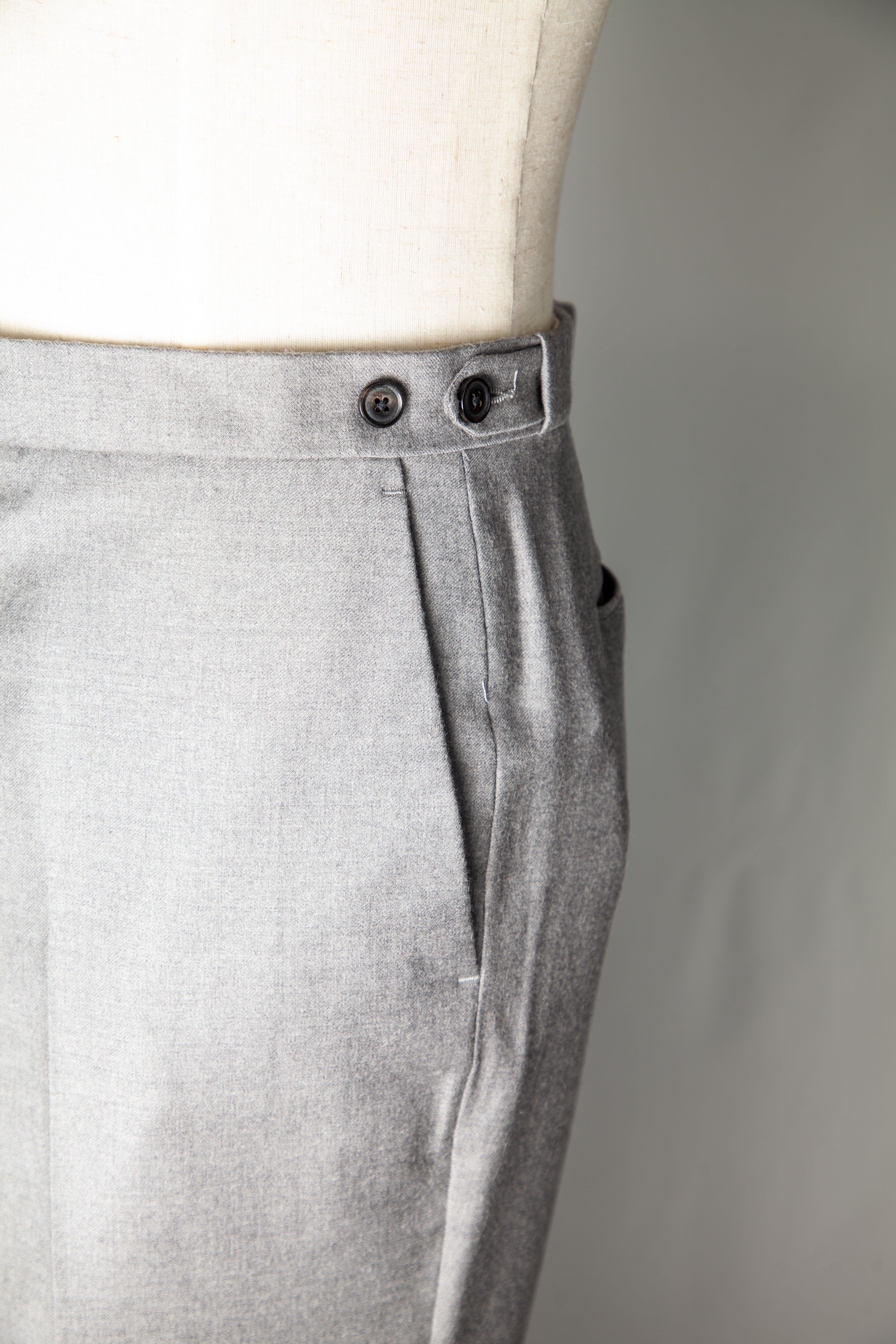 Excellent Reiss Gray Cashmere Wool Dress Pants Size XL