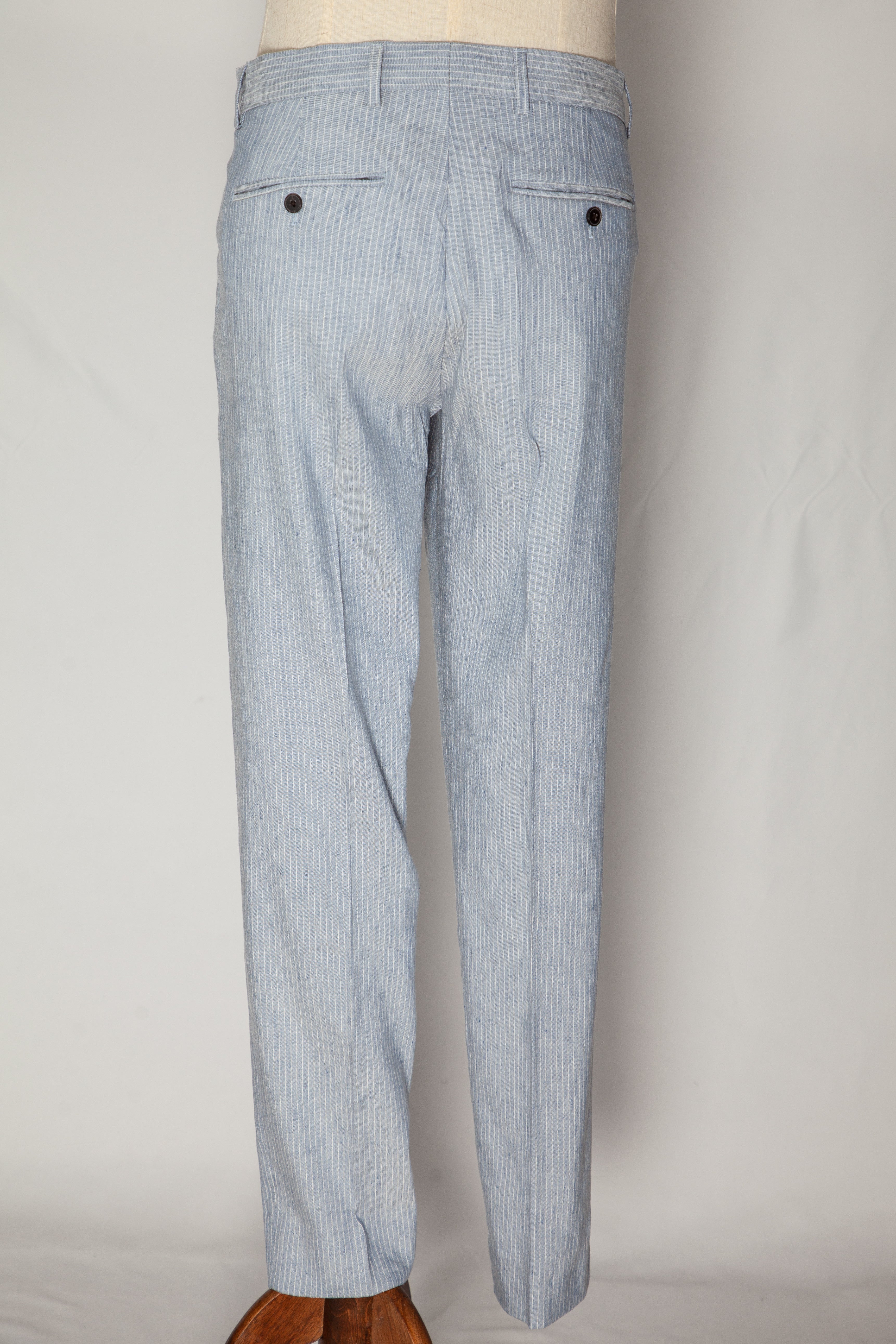 Good Club Monaco Light Blue Striped Pants Size XL Cotton