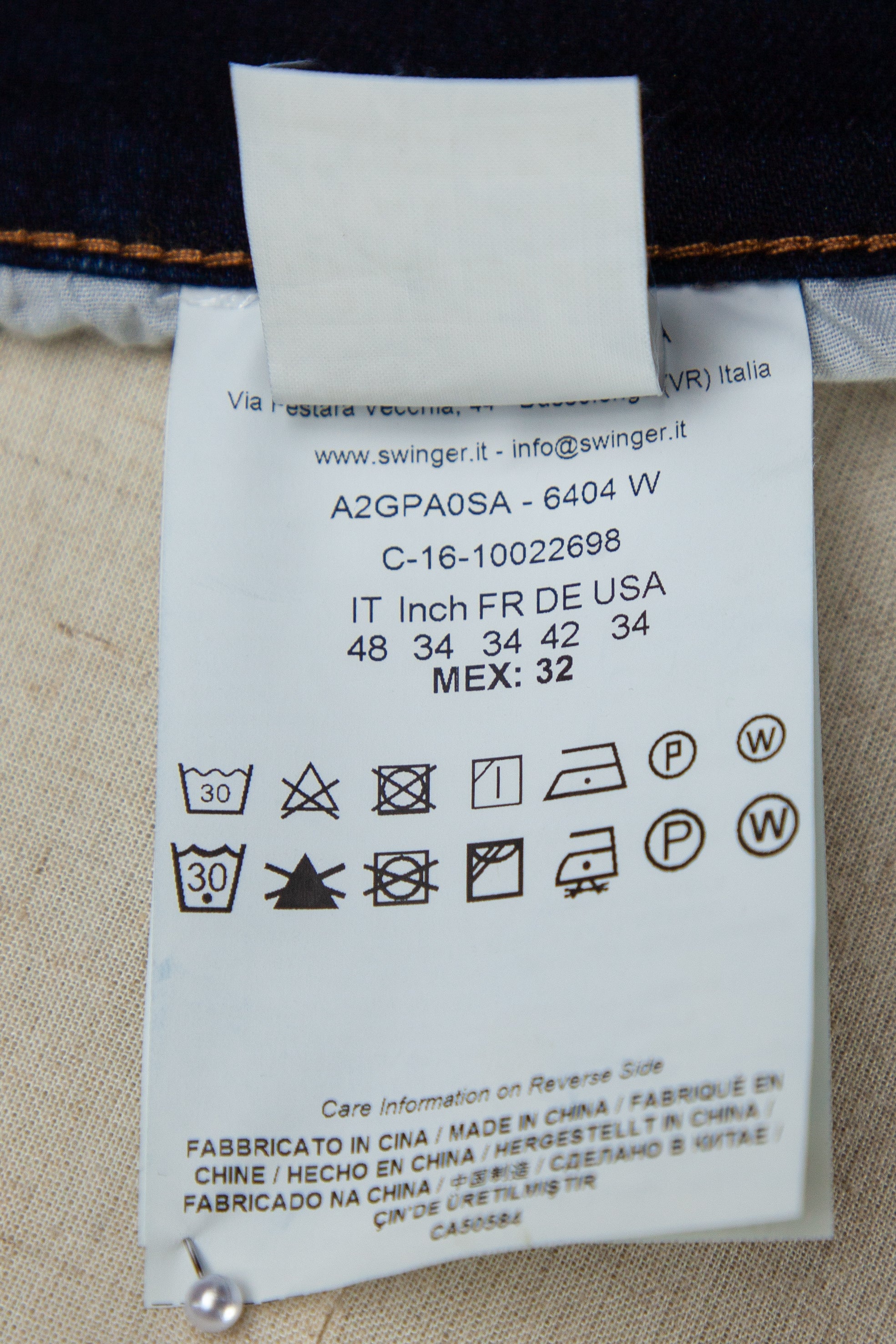 Perfect Versace Jeans Blue Cotton Natural Size XS for Men