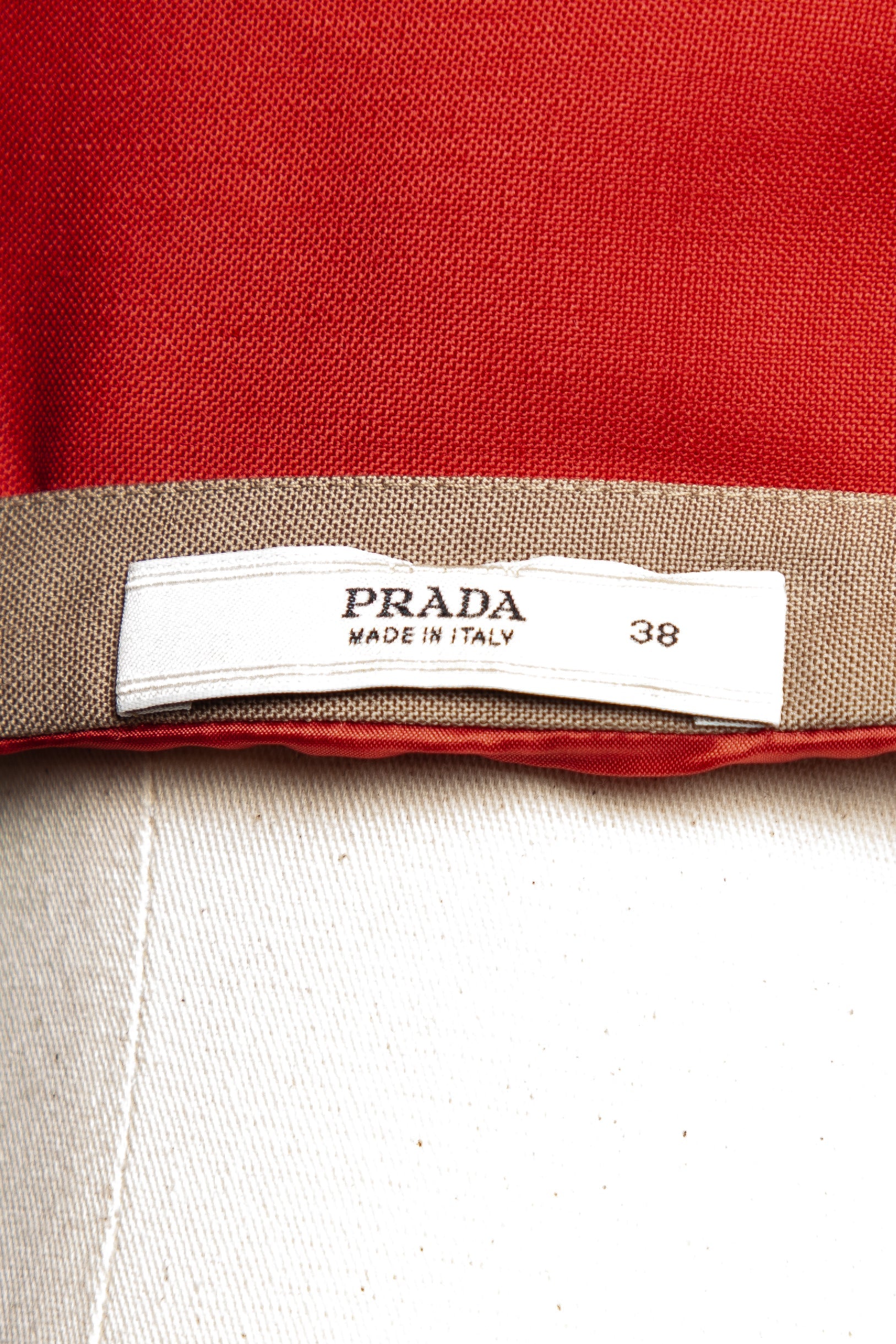 NEW Prada Red Len Women’s Top Size XS