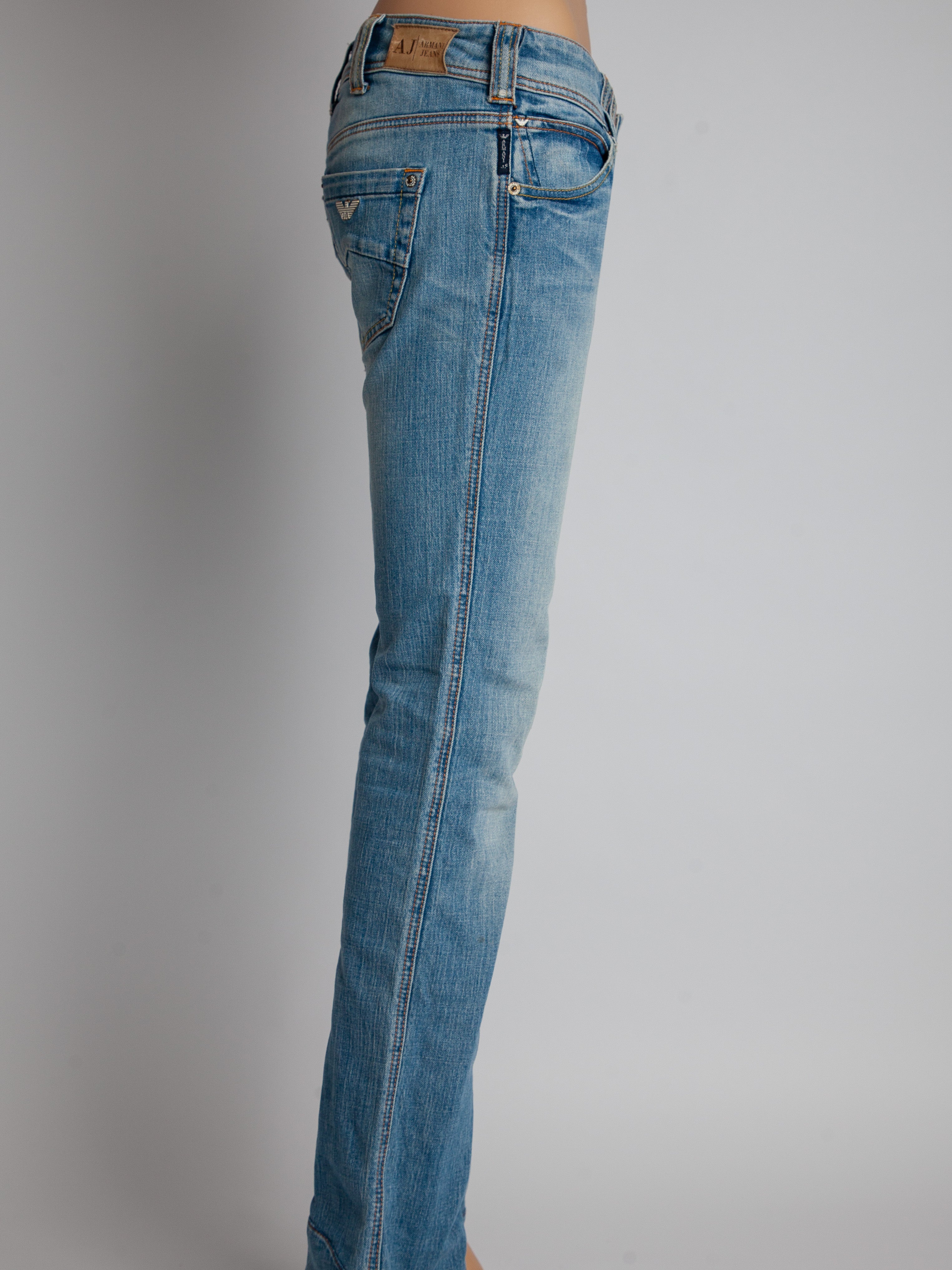 Good Armani Jeans Blue Cotton Size XS Women&