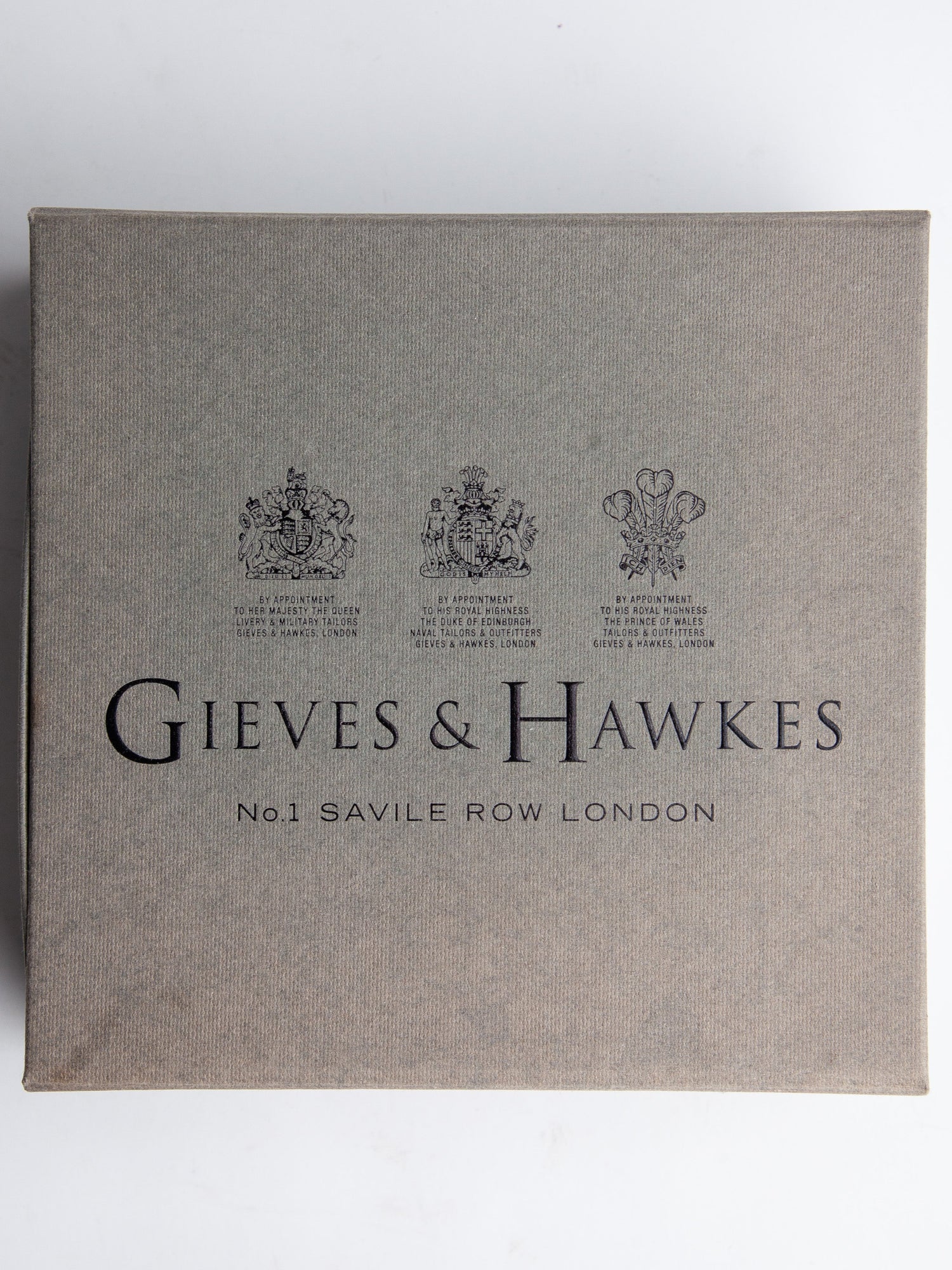 NEW Gieves and Hawkes Black Braided Leather Belt with Silver Buckle