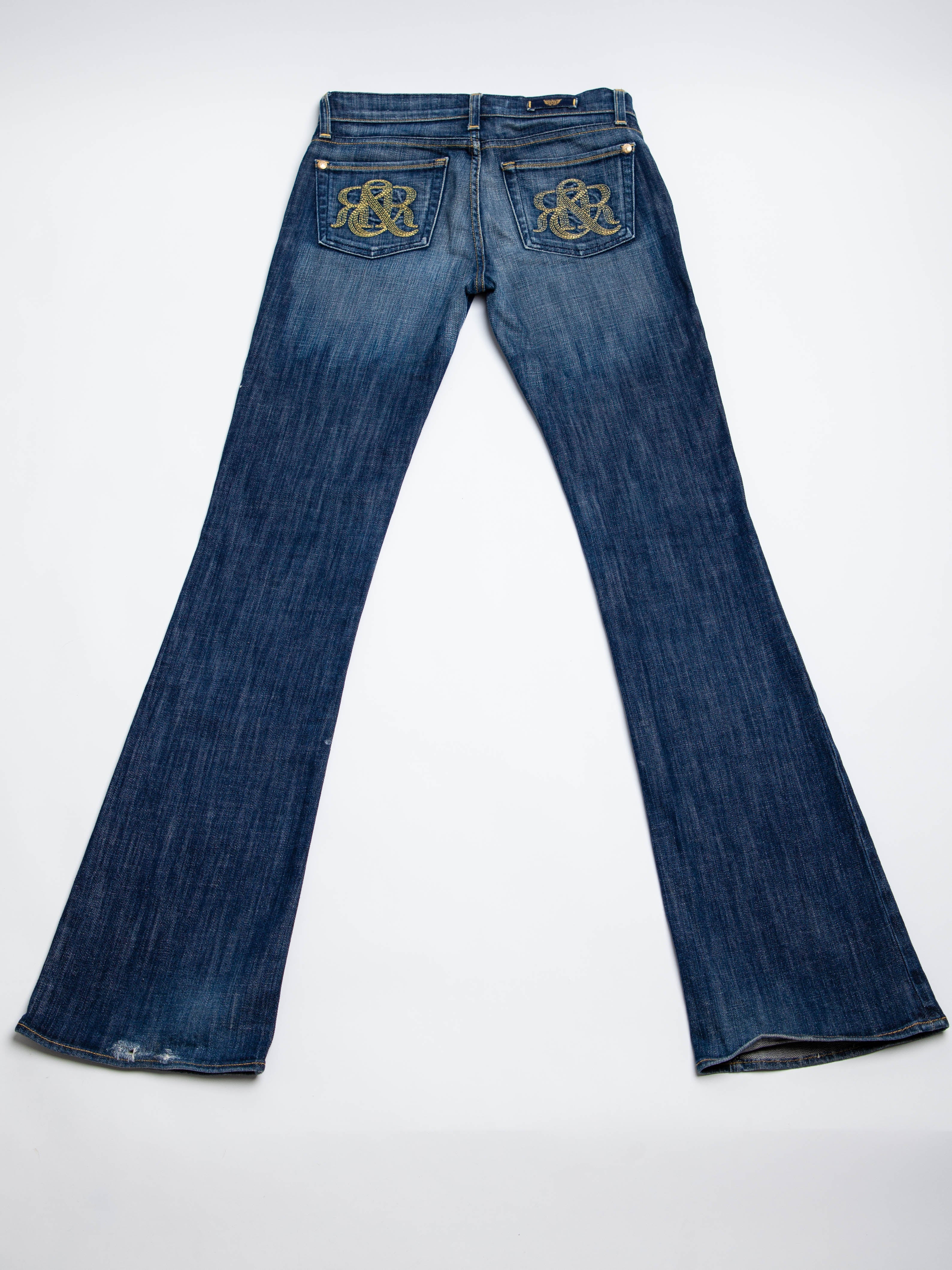 Good Rock & Republic Blue Denim Bootcut Jeans Size XS