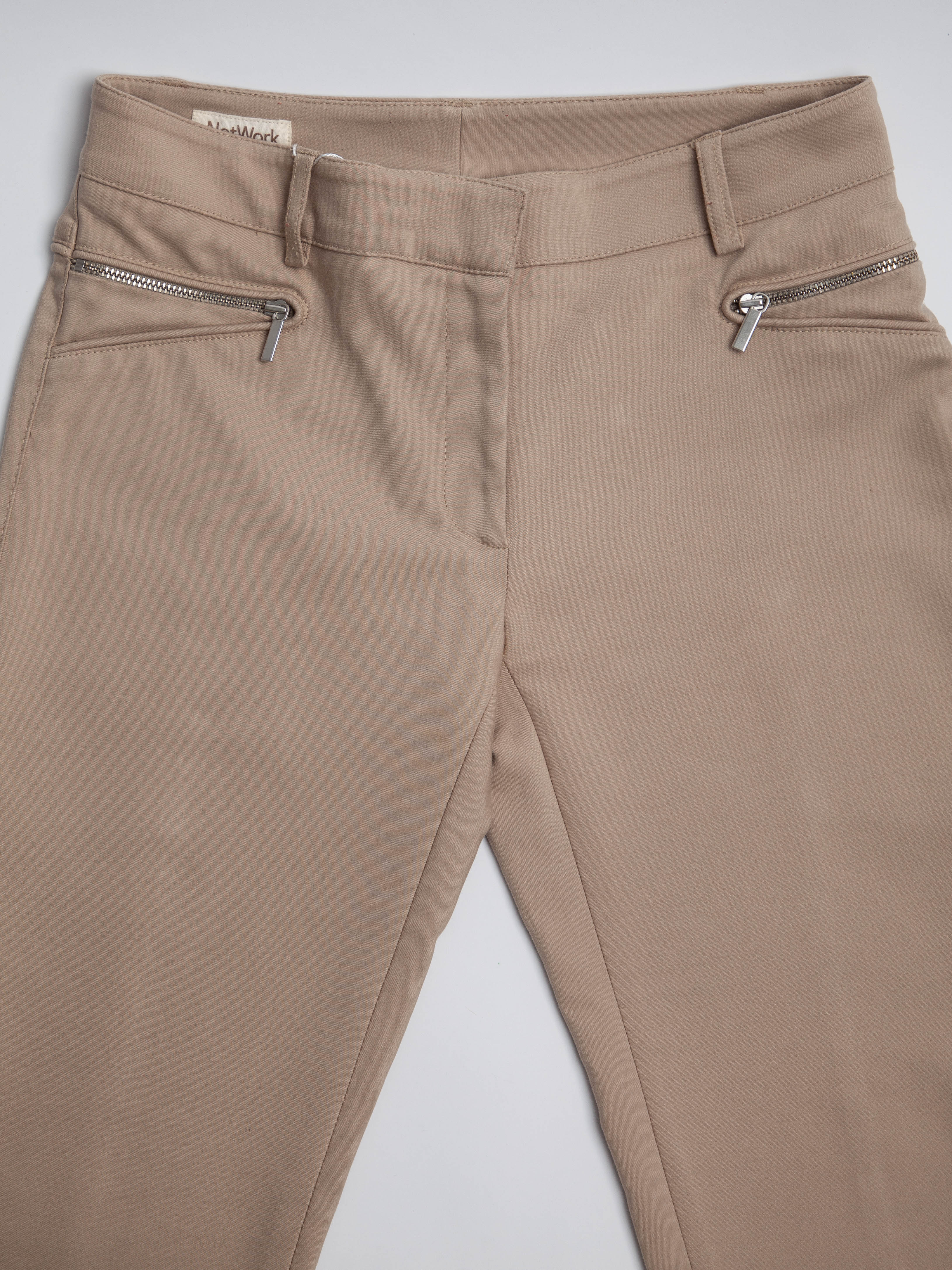 Good Condition NetWork White Acrylic Women’s Pants Size XS