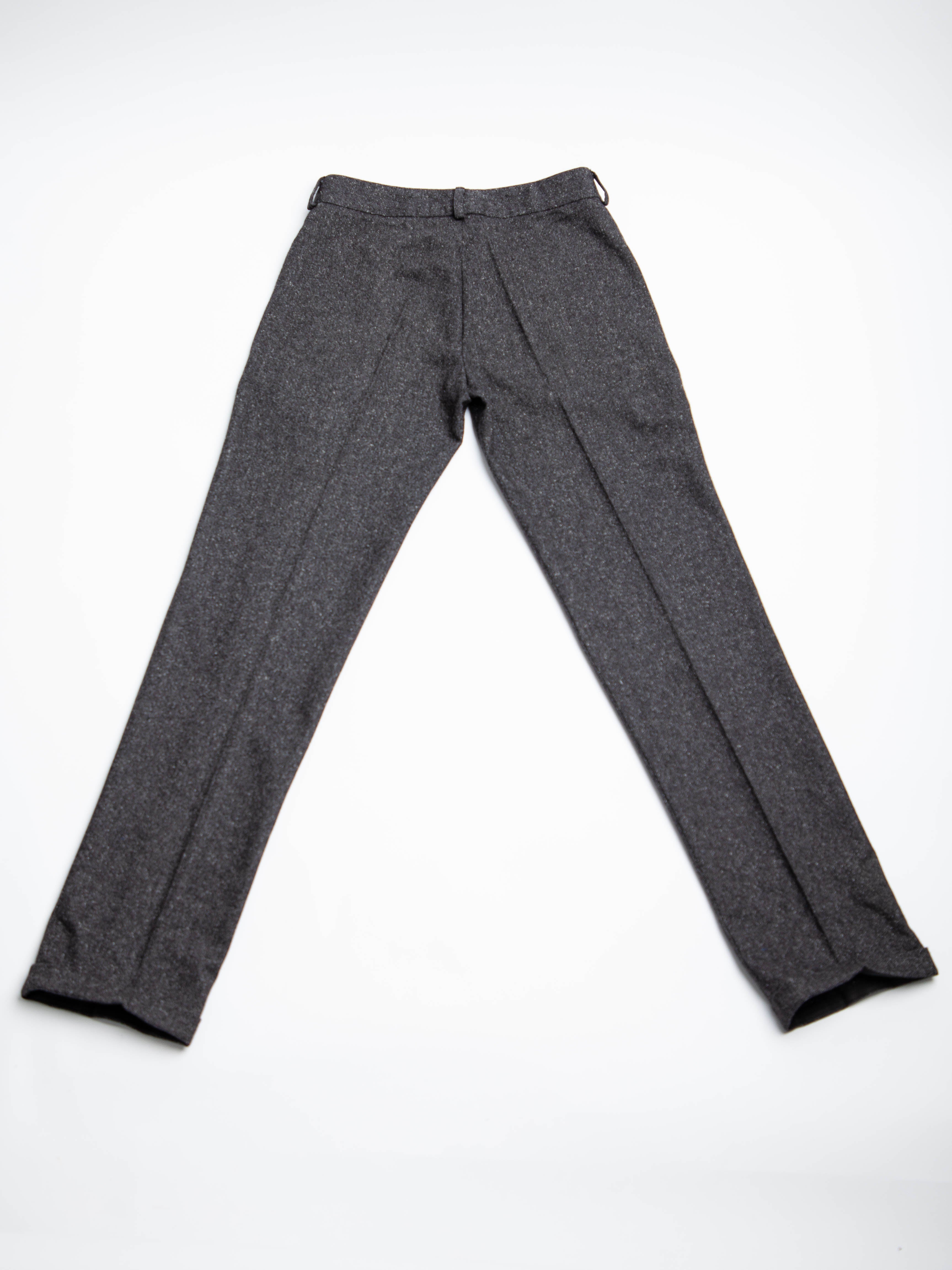 Good Blumarine Gray Silk Dress Pants Size XS Women