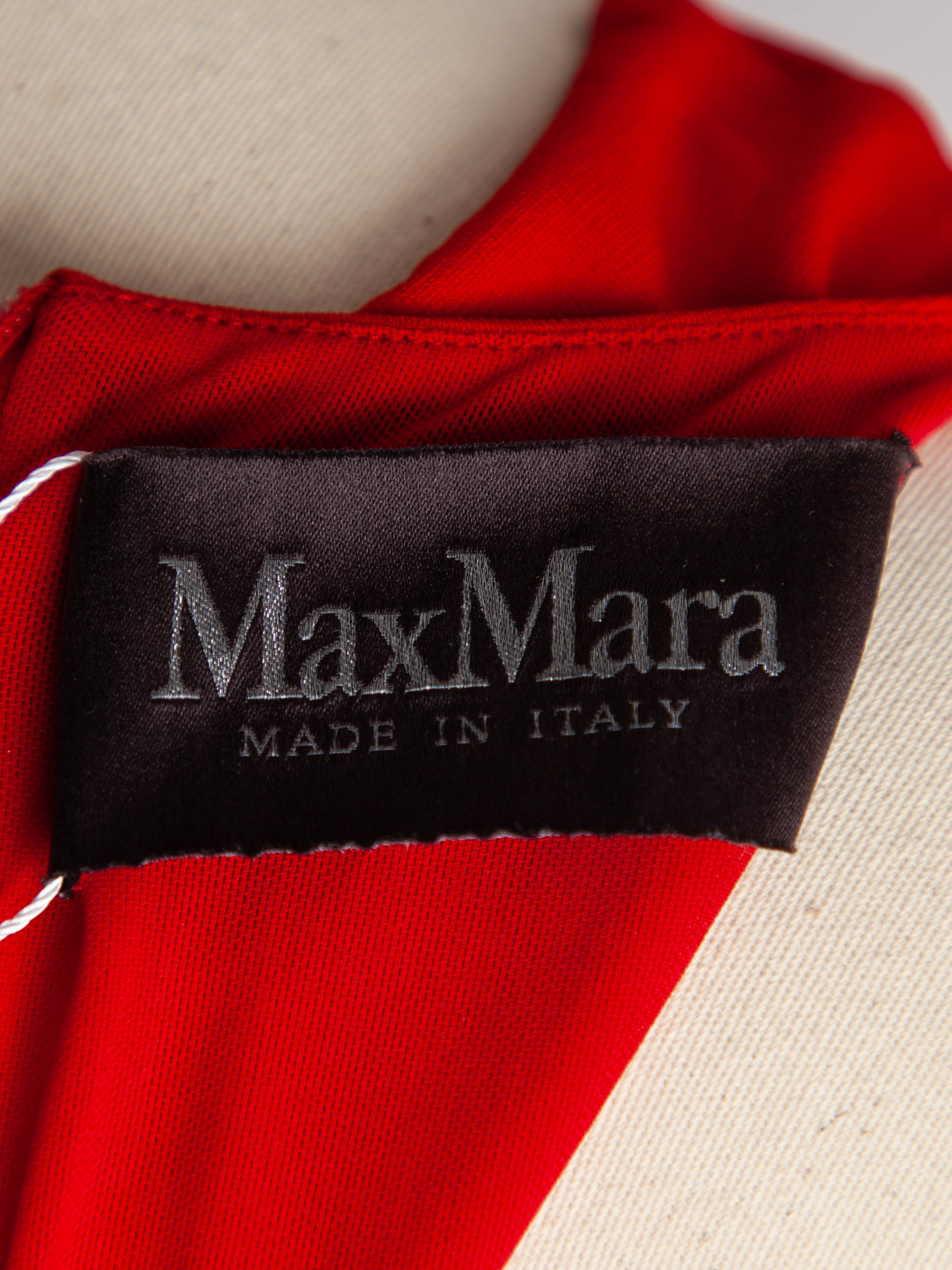 Max Mara Red Sleeveless Dress XXS Polyester Good Condition