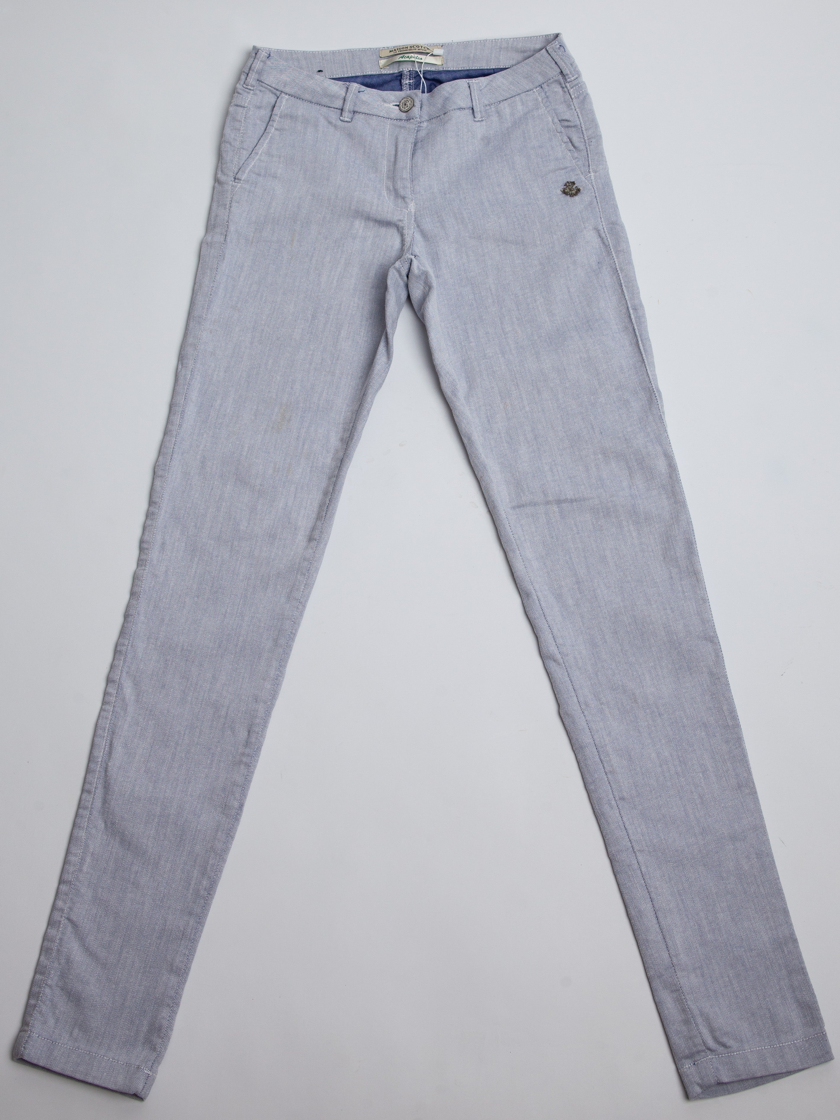 Good Maison Scotch Gray Cotton Pants Size S for Women