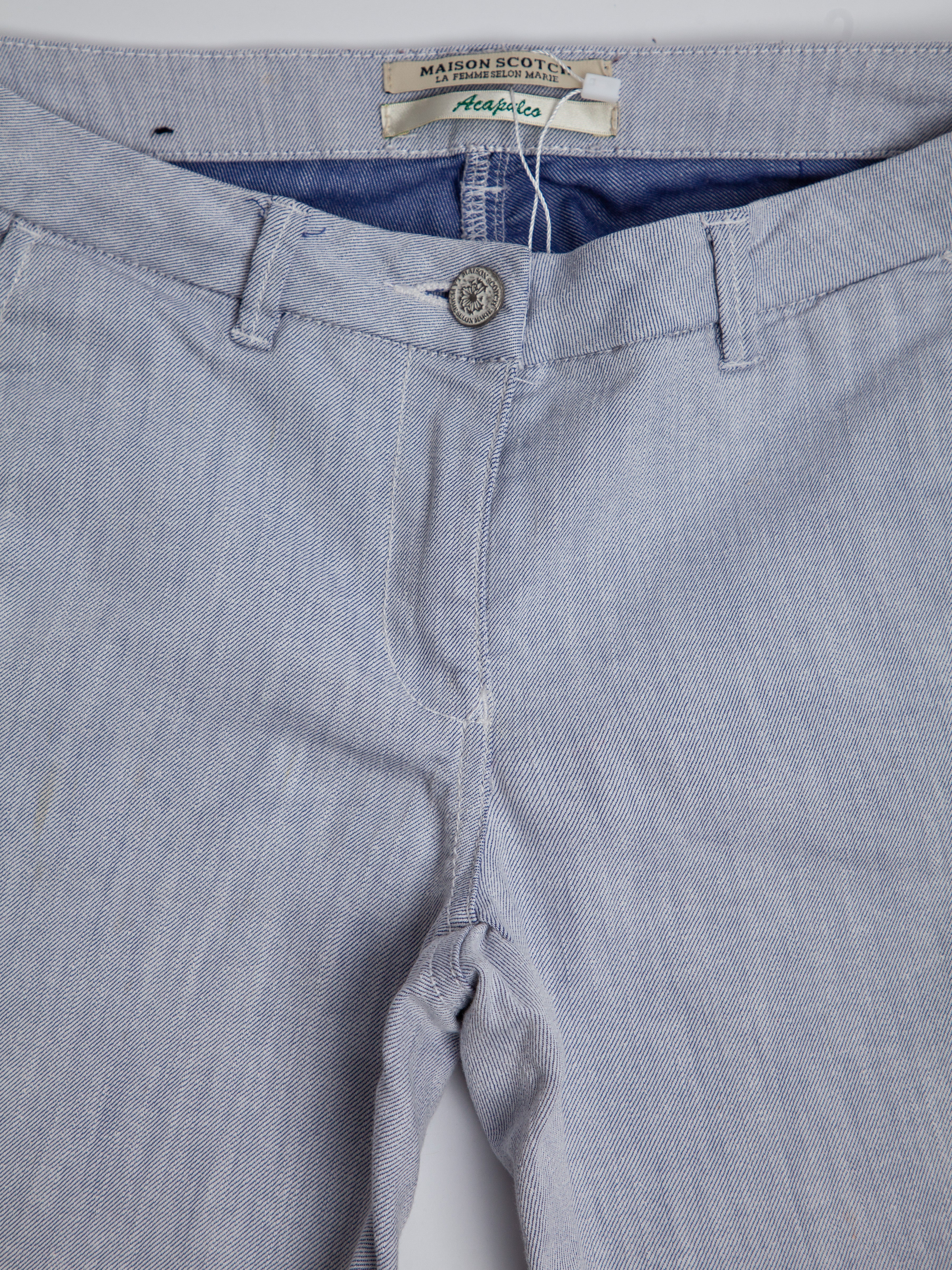 Good Maison Scotch Gray Cotton Pants Size S for Women