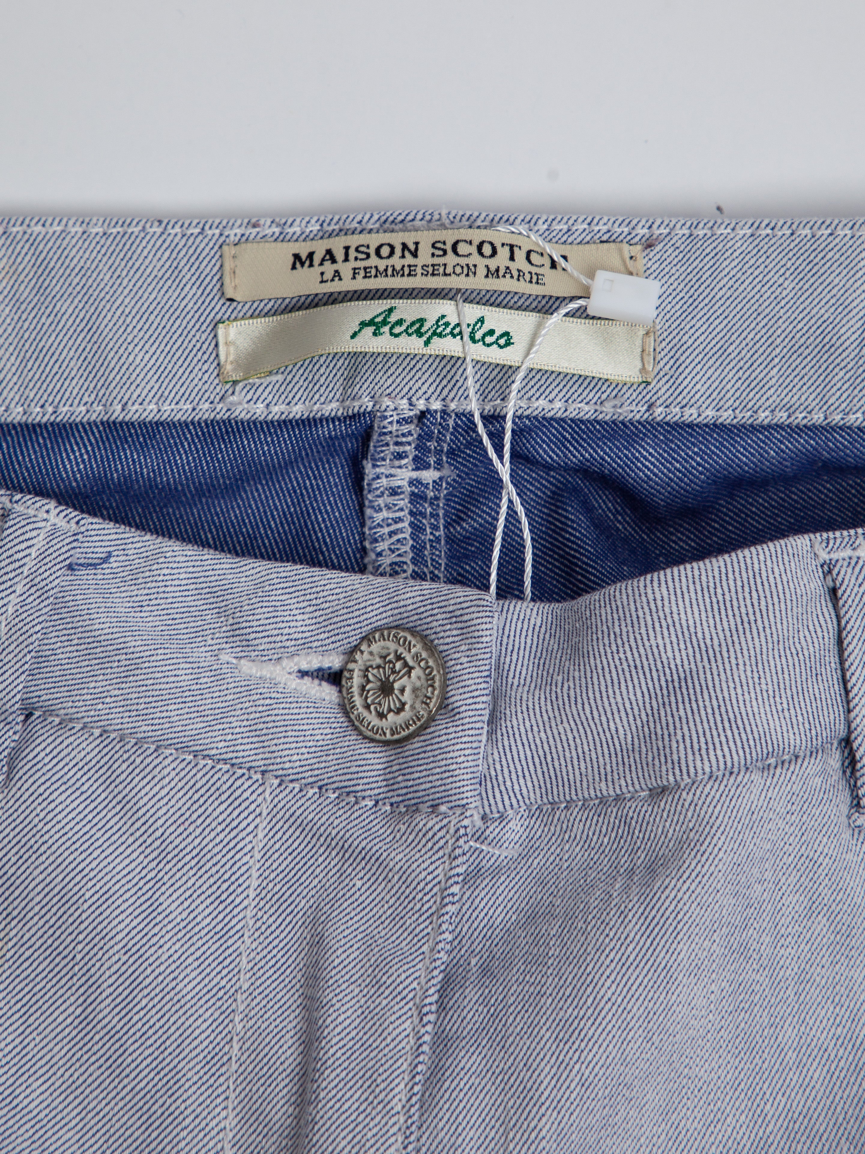 Good Maison Scotch Gray Cotton Pants Size S for Women