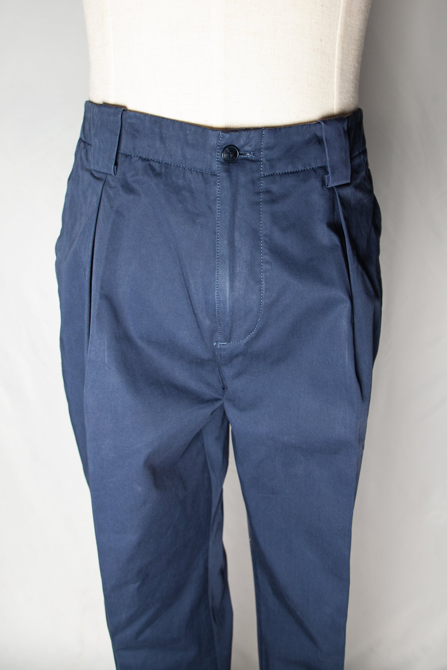 Good Etro Blue Cotton Trousers Size XL for Men