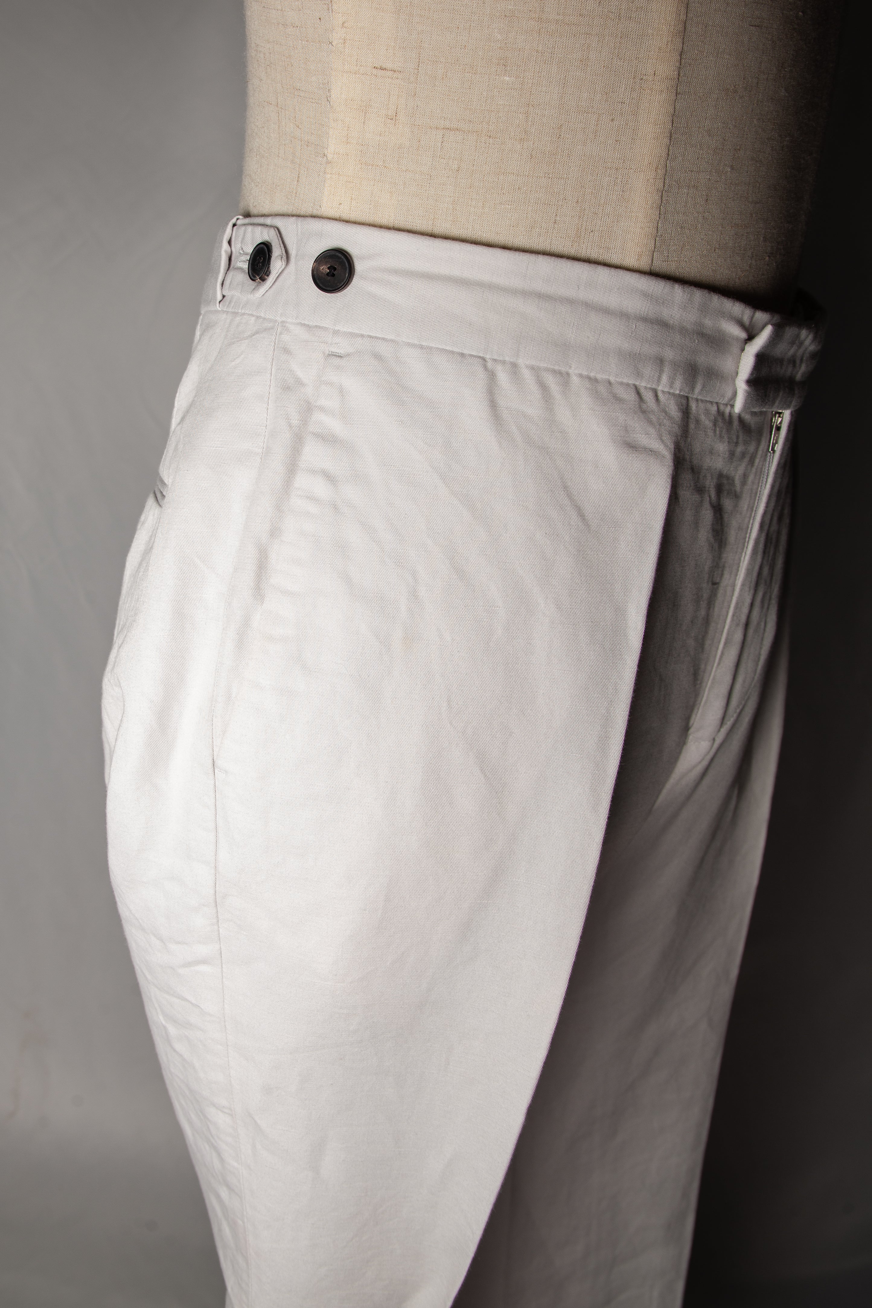 Good Reiss White Cotton Trousers Size L for Men
