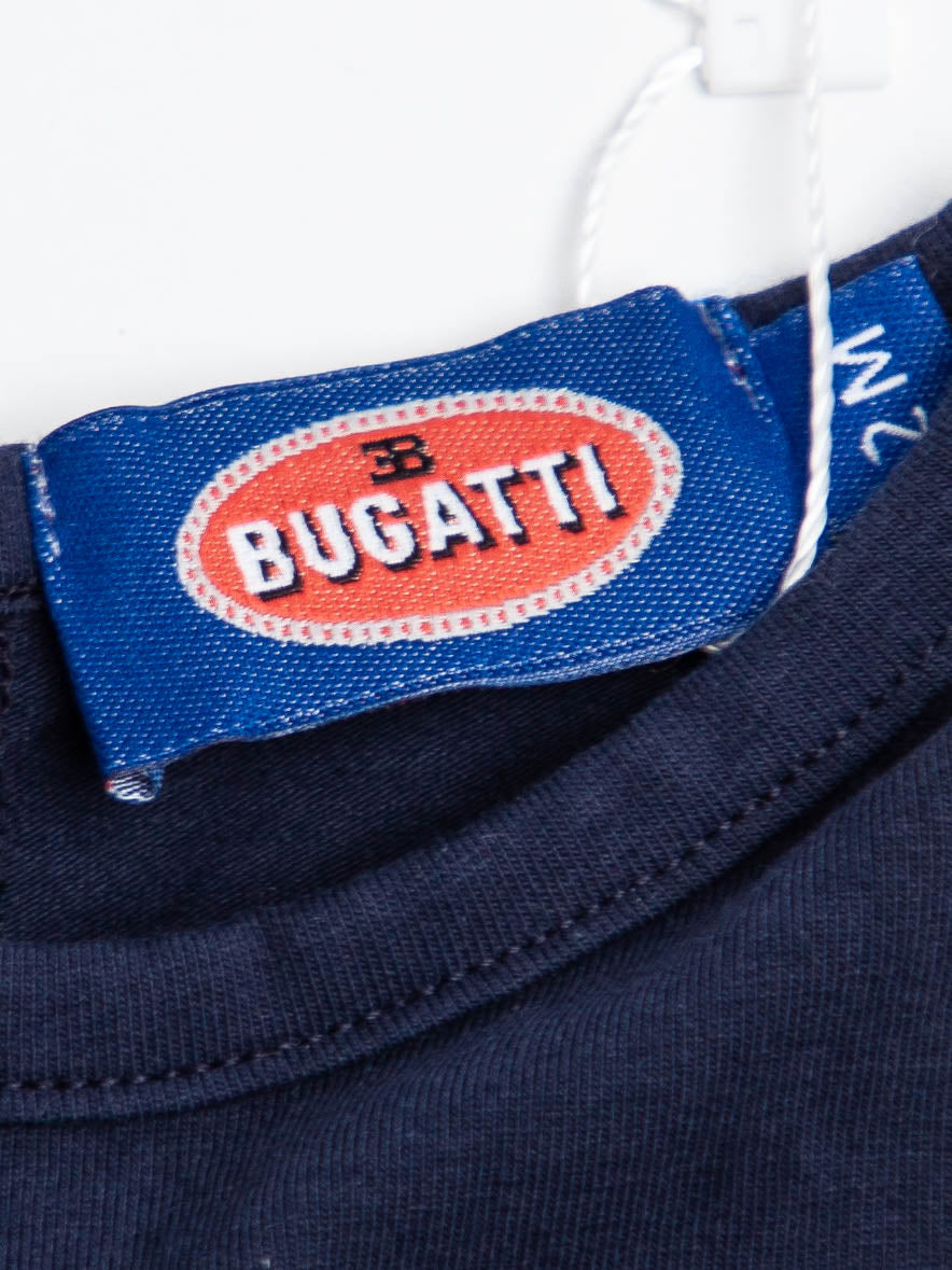Bugatti Blue Infant Romper for Kids Size 0-3 Months