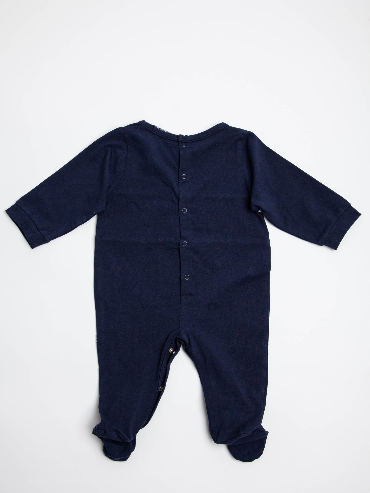 Bugatti Blue Infant Romper for Kids Size 0-3 Months