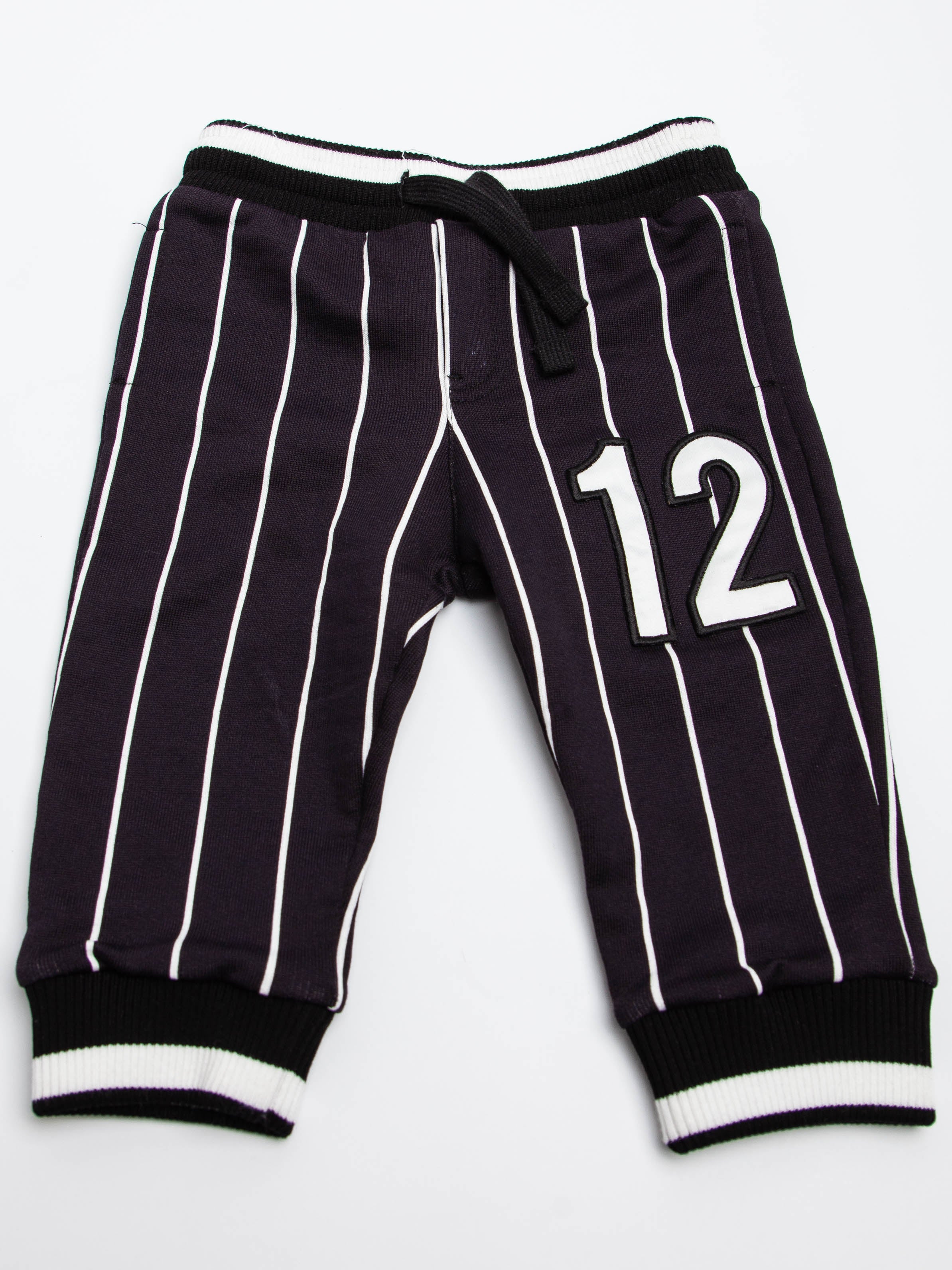 Excellent Dolce Gabbana Black Cotton Kids Outfit Size 9 Months