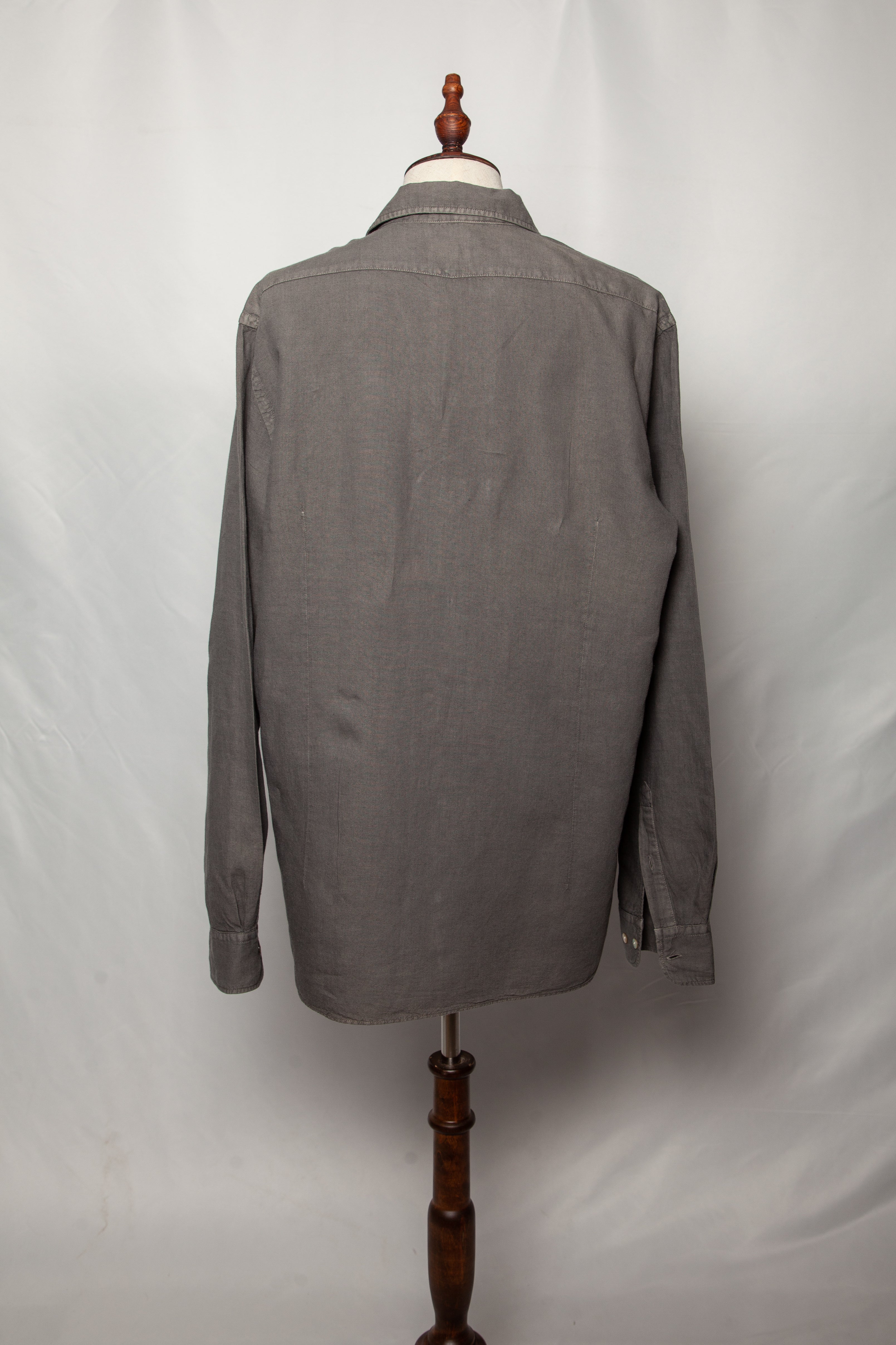 Good Scalpers Gray Long-Sleeve Button-Up Shirt Size XS