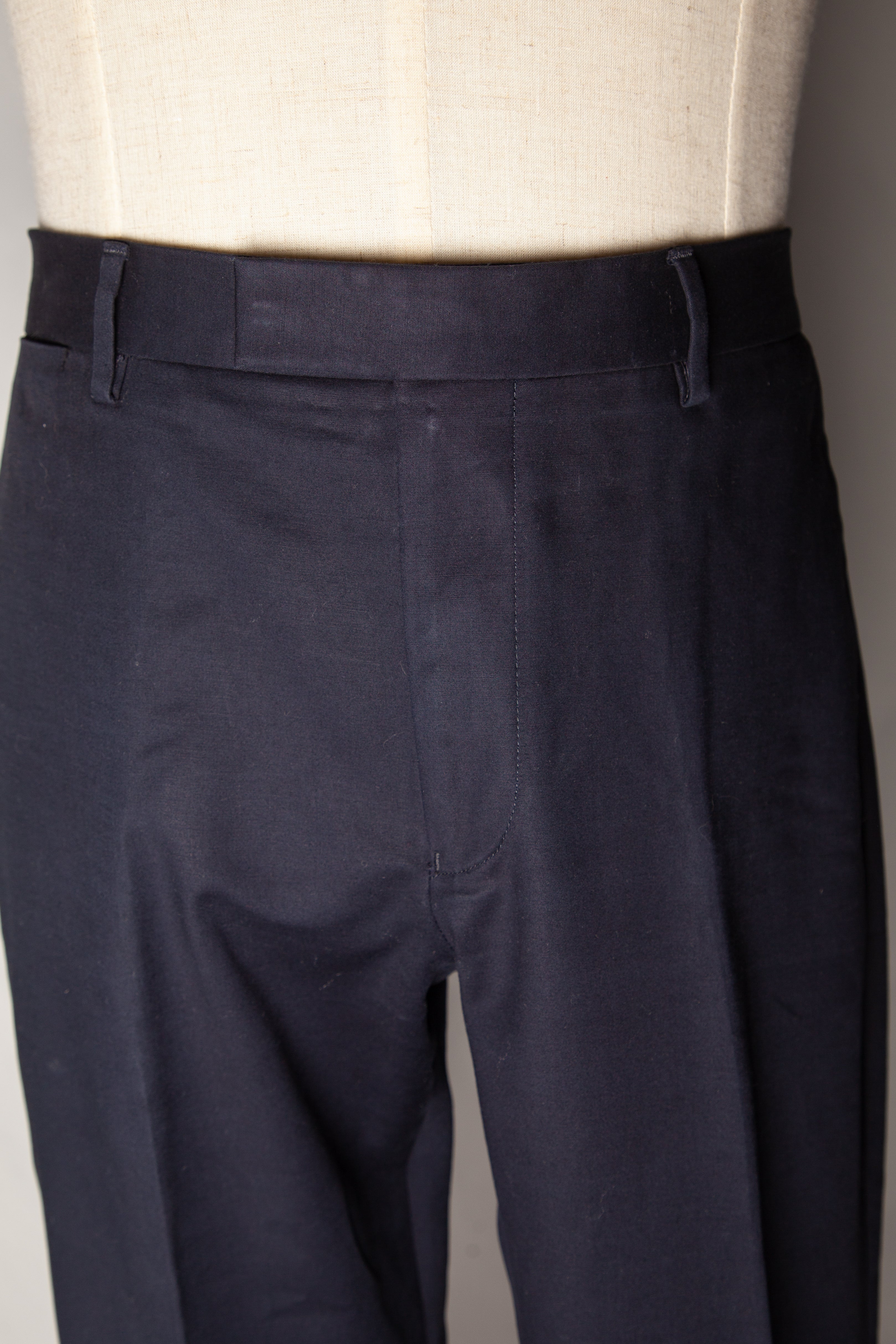 Good Reiss Blue Cotton Natural XL Formal Pants for Men