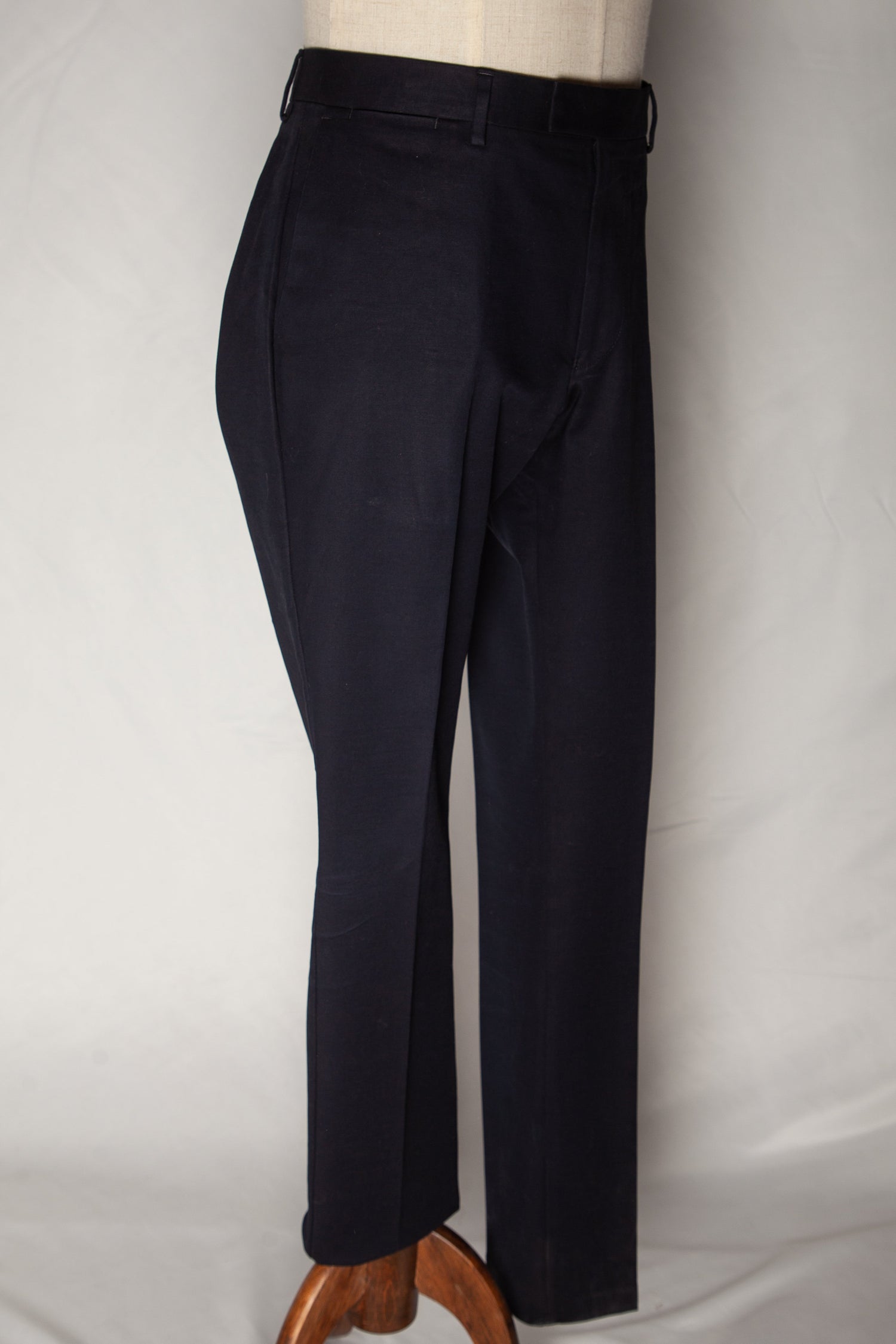 Good Reiss Blue Cotton Natural XL Formal Pants for Men