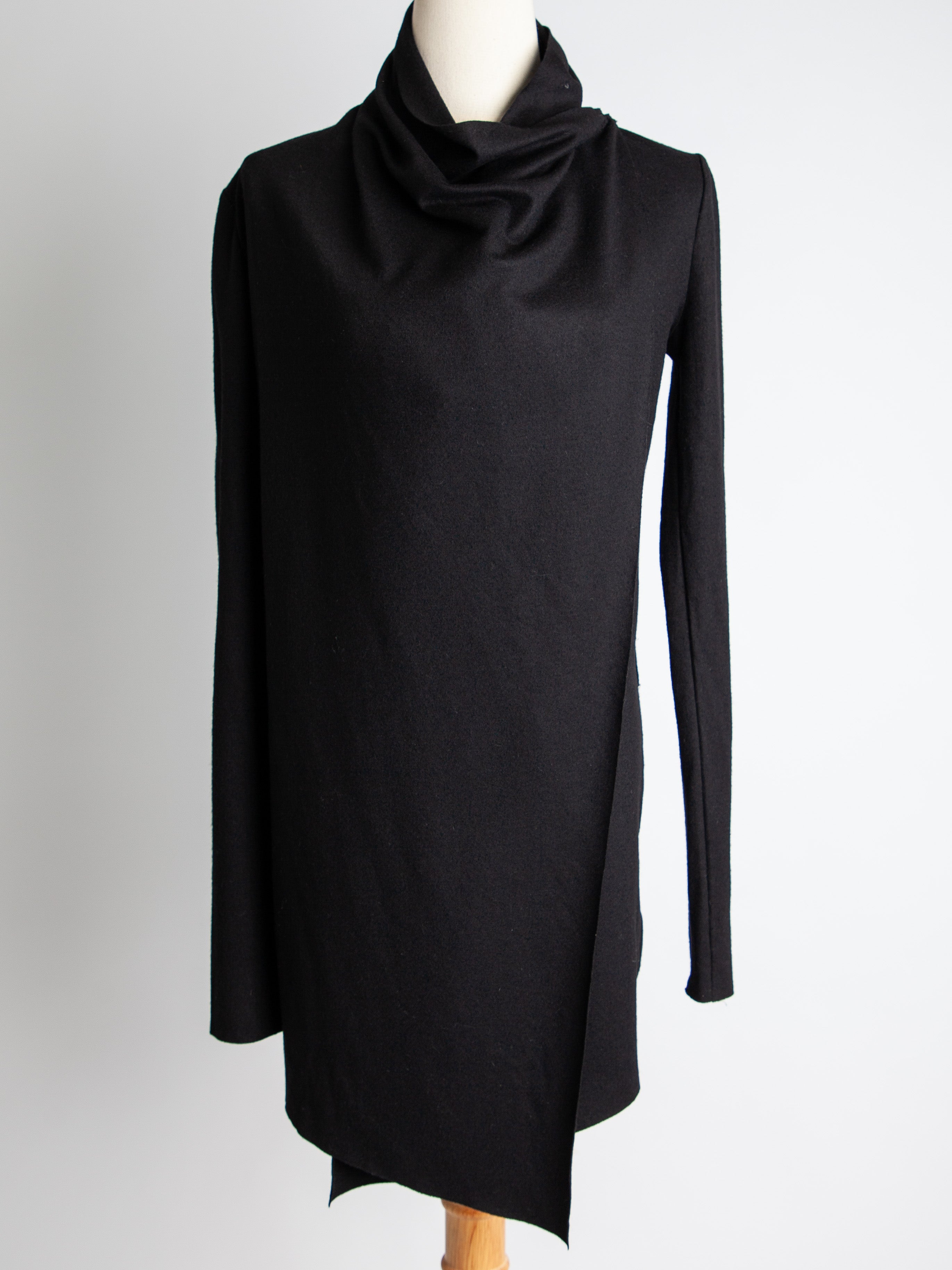 Good Helmut Black Cashmere Tunic Poncho Sweater Size XXS