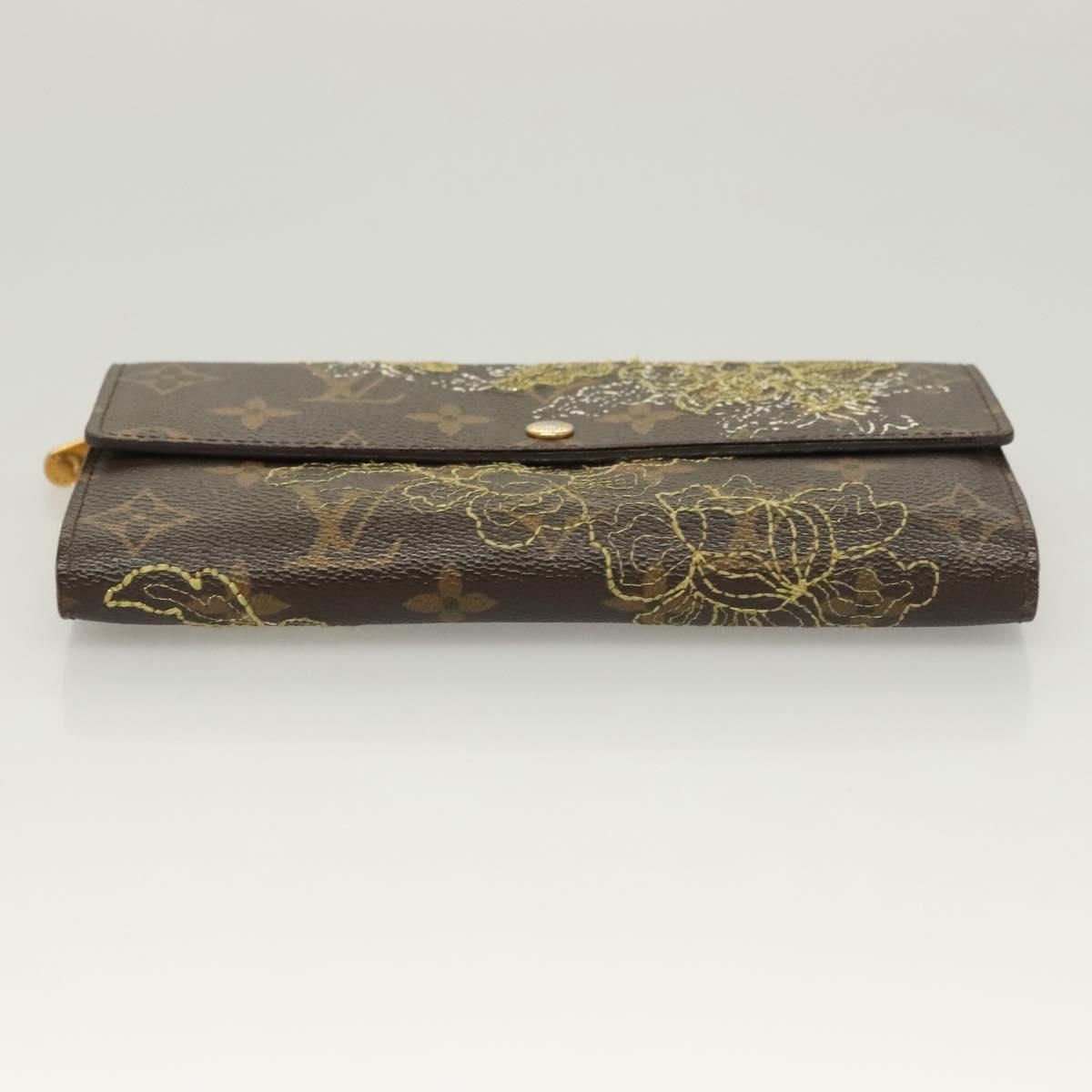 Louis Vuitton Monogram Dentelle Portefeuille Sarah Wallet M 95390 Lv Auth