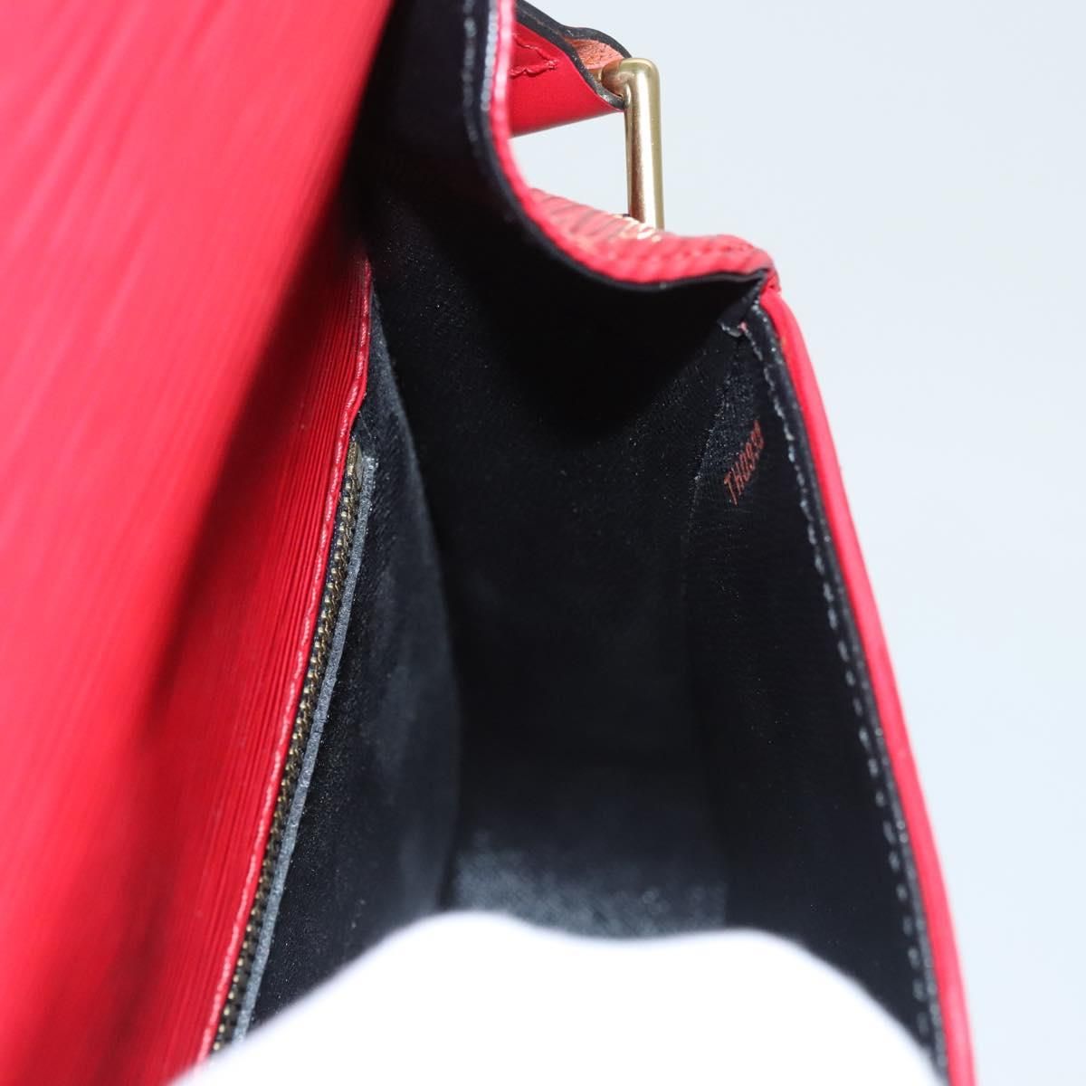 Louis Vuitton Epi Saint Cloud Gm Shoulder Bag Red M 52197 Lv Auth