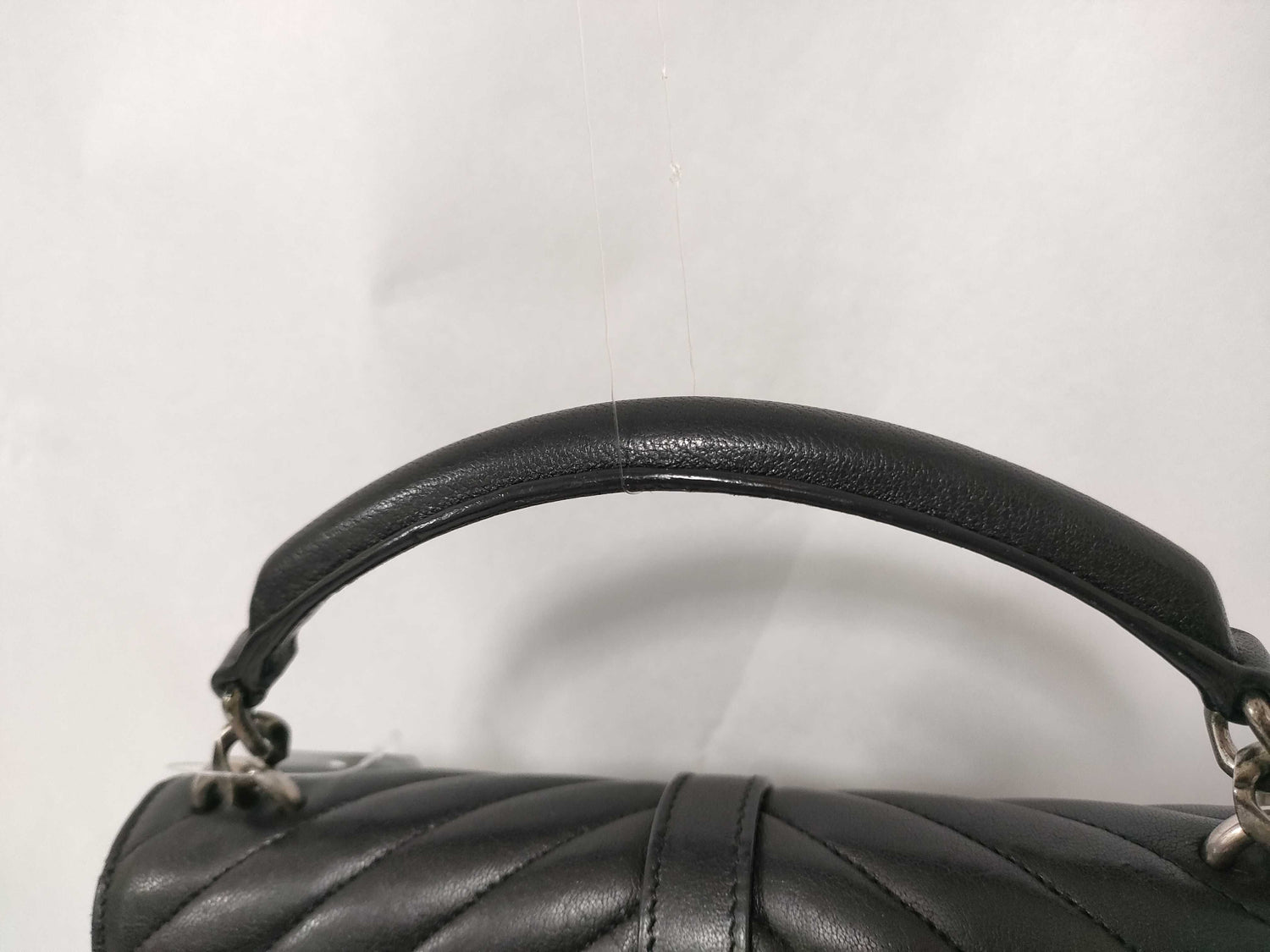 Yves Saint Laurent Medium College Bag, Sheepskin Matelasse