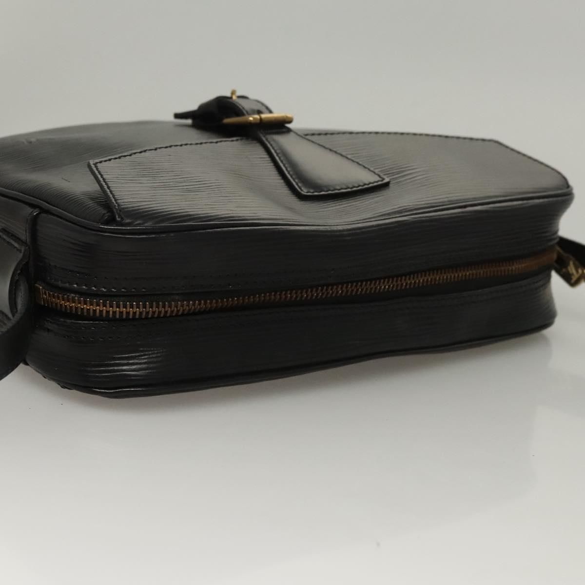 Louis Vuitton Epi Jeune Fille Mm Shoulder Bag Black M 52152 Lv Auth