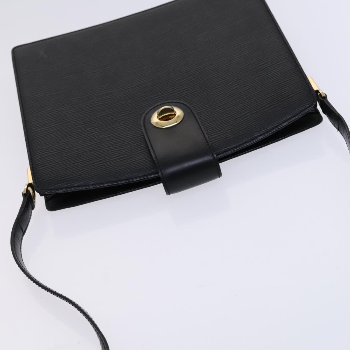 Louis Vuitton Epi Capuchin Shoulder Bag Black M 52342 Lv Auth