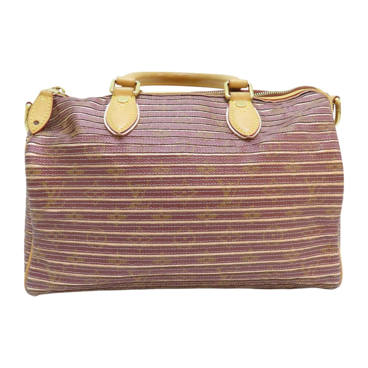 Louis Vuitton Speedy Bandouliere 30 Monogram Eden Peach Shoulder Handbag M 40357