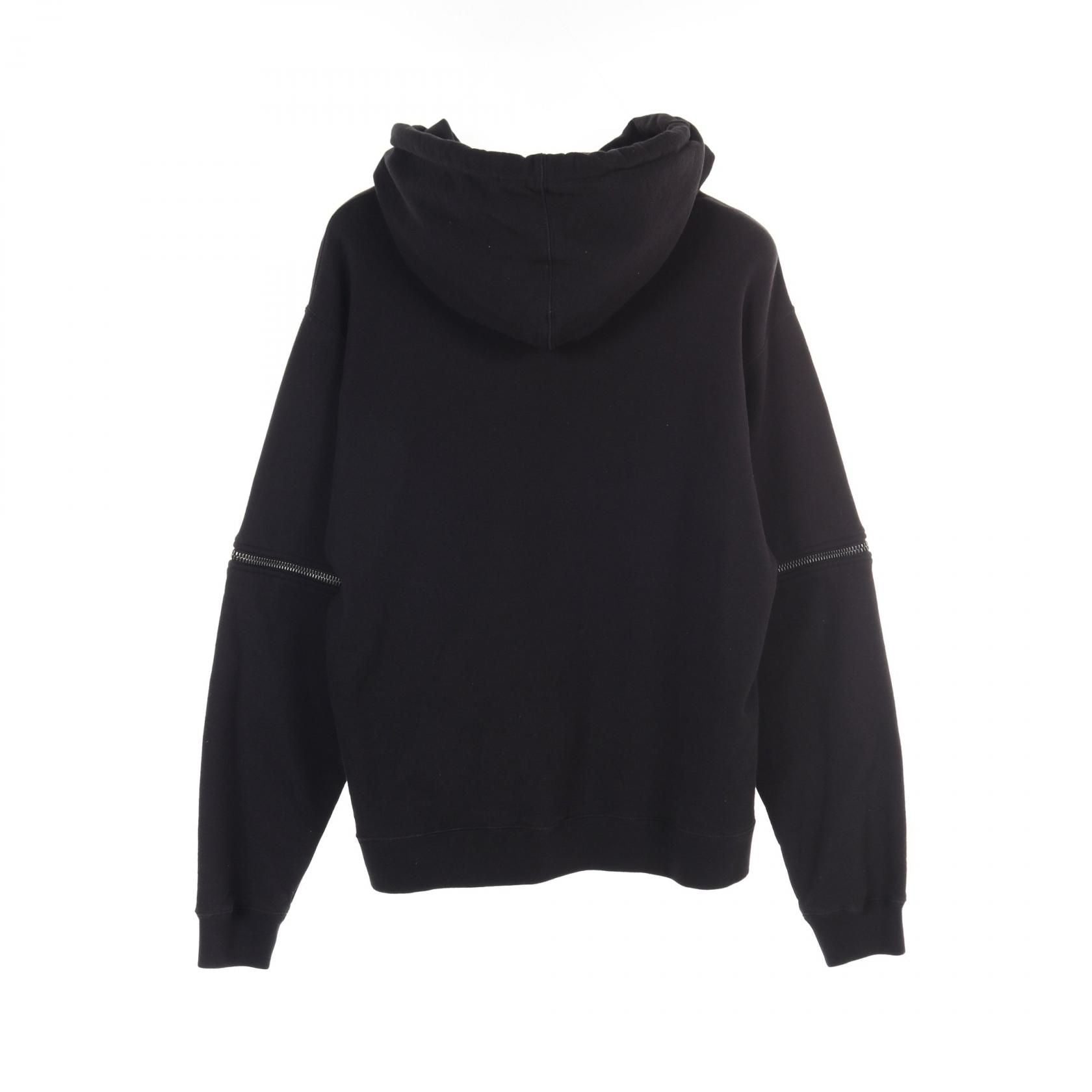 Gucci Hoodie Sweat Shirts Tops 700117 Cotton Black Multicolor Mens L