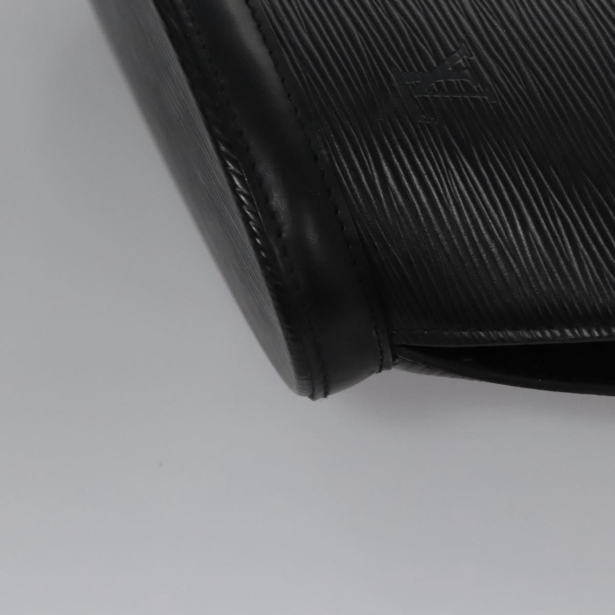Louis Vuitton Epi Saint Jacques Powanie Long Bag Black M 52332 Lv Auth