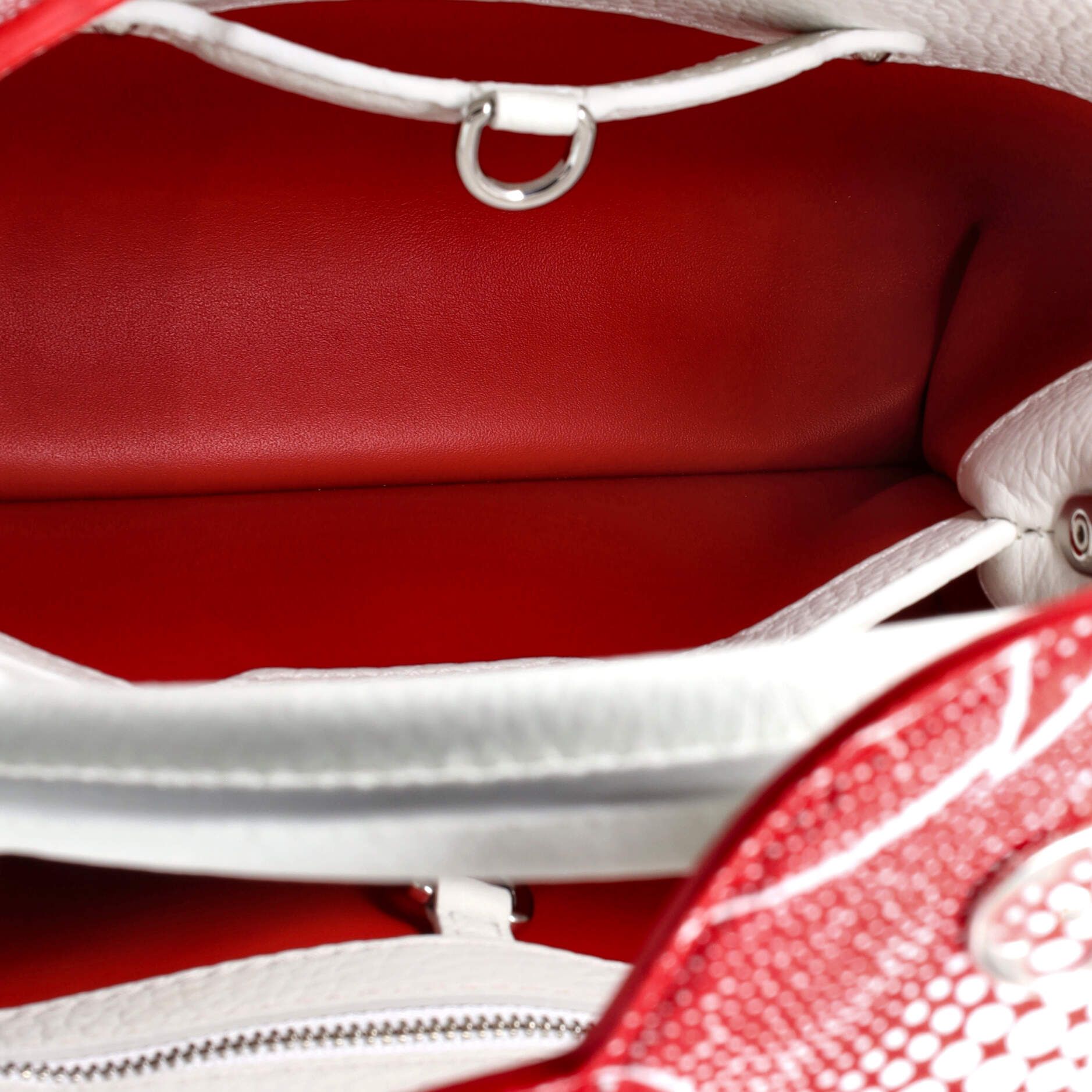 Louis Vuitton Capucines Bag Yayoi Kusama Flower Infinity Dots Taurillon Leather Bb