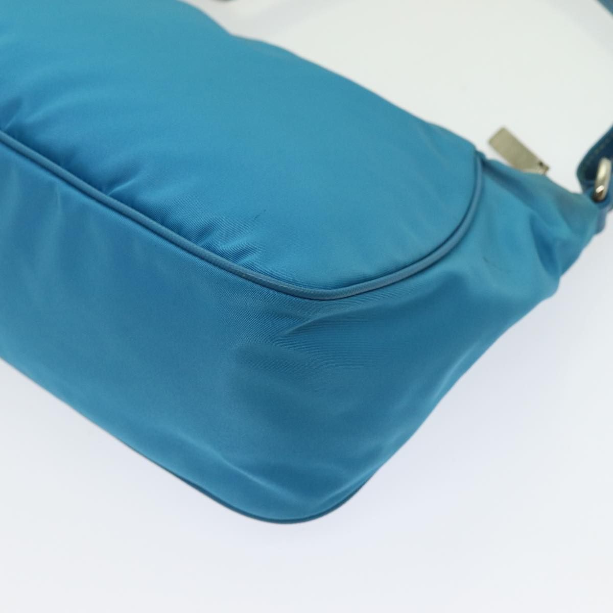 Prada Accessory Pouch Nylon Light Blue Auth