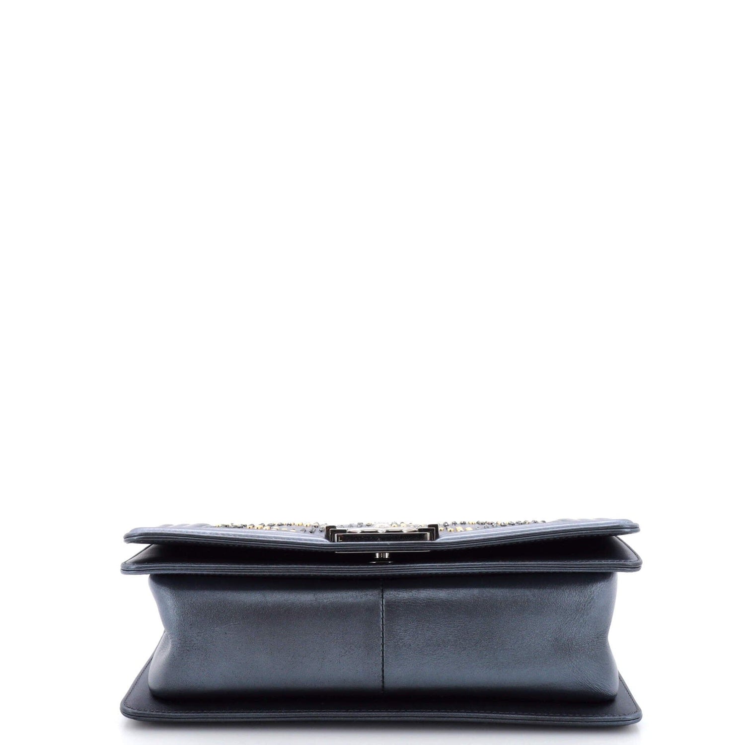 Chanel Boy Flap Bag Studded Leather Old Medium