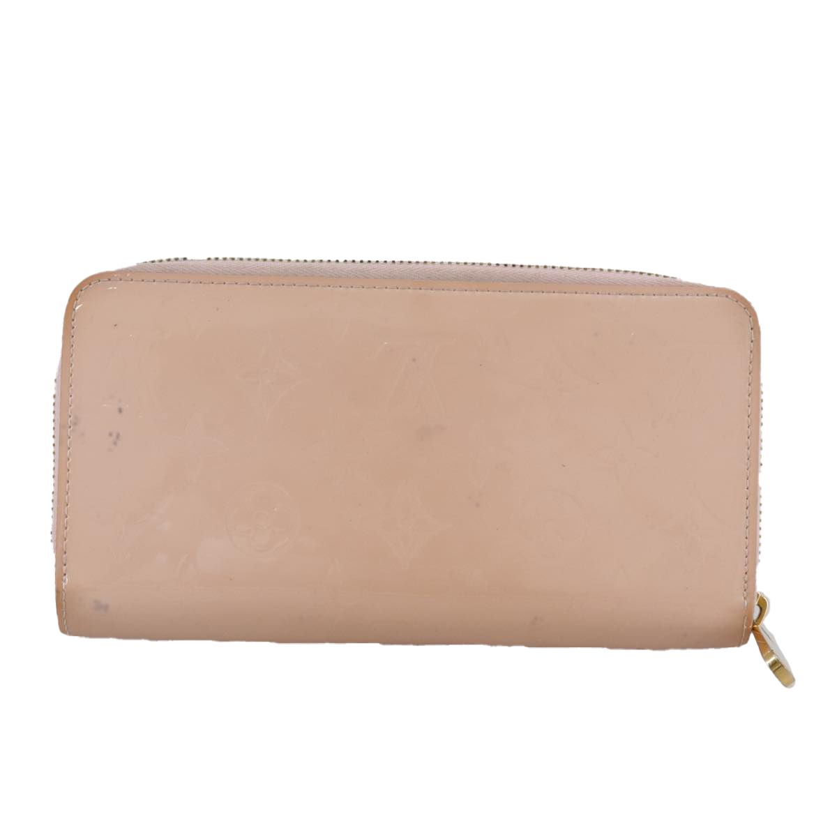 Louis Vuitton Vernis Zippy Wallet Rose Valerine M 93522 Lv Auth