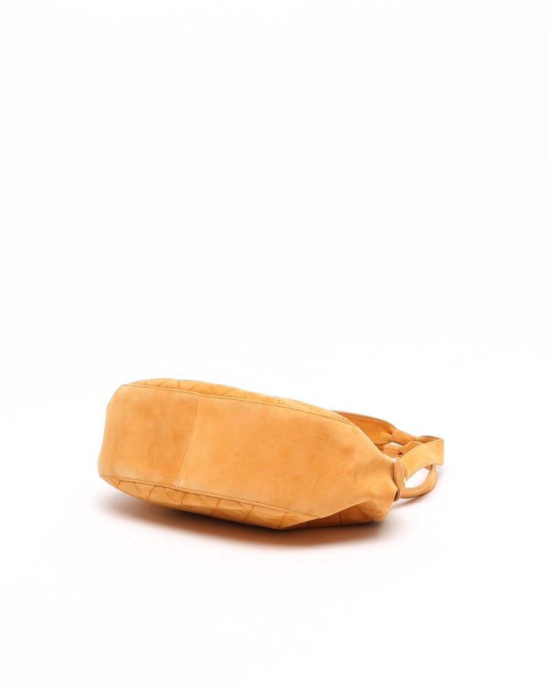 Chanel Suede Matelasse Shoulder Bag