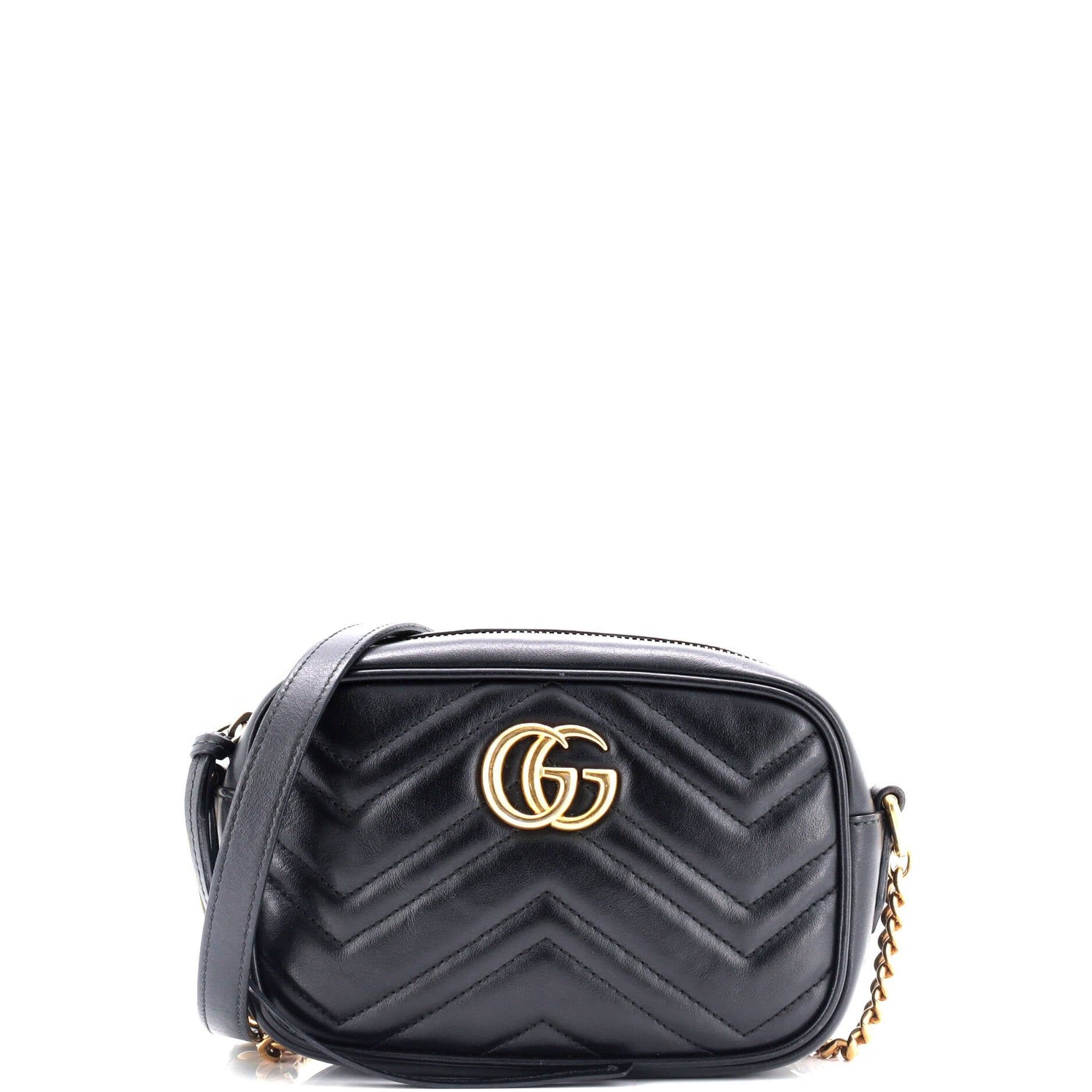 Gucci Mini GG Marmont Shoulder Bag, Matelasse Chevron