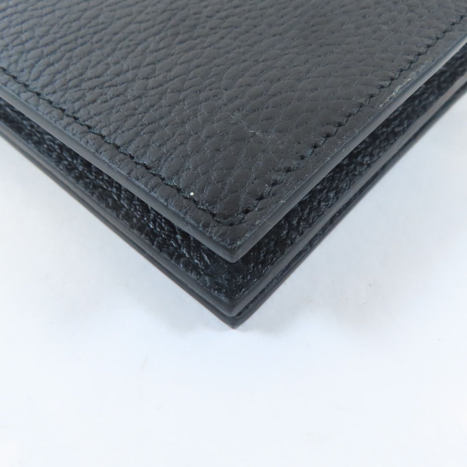 Gucci Textured Calfskin Medium Betty Chain Wallet Black