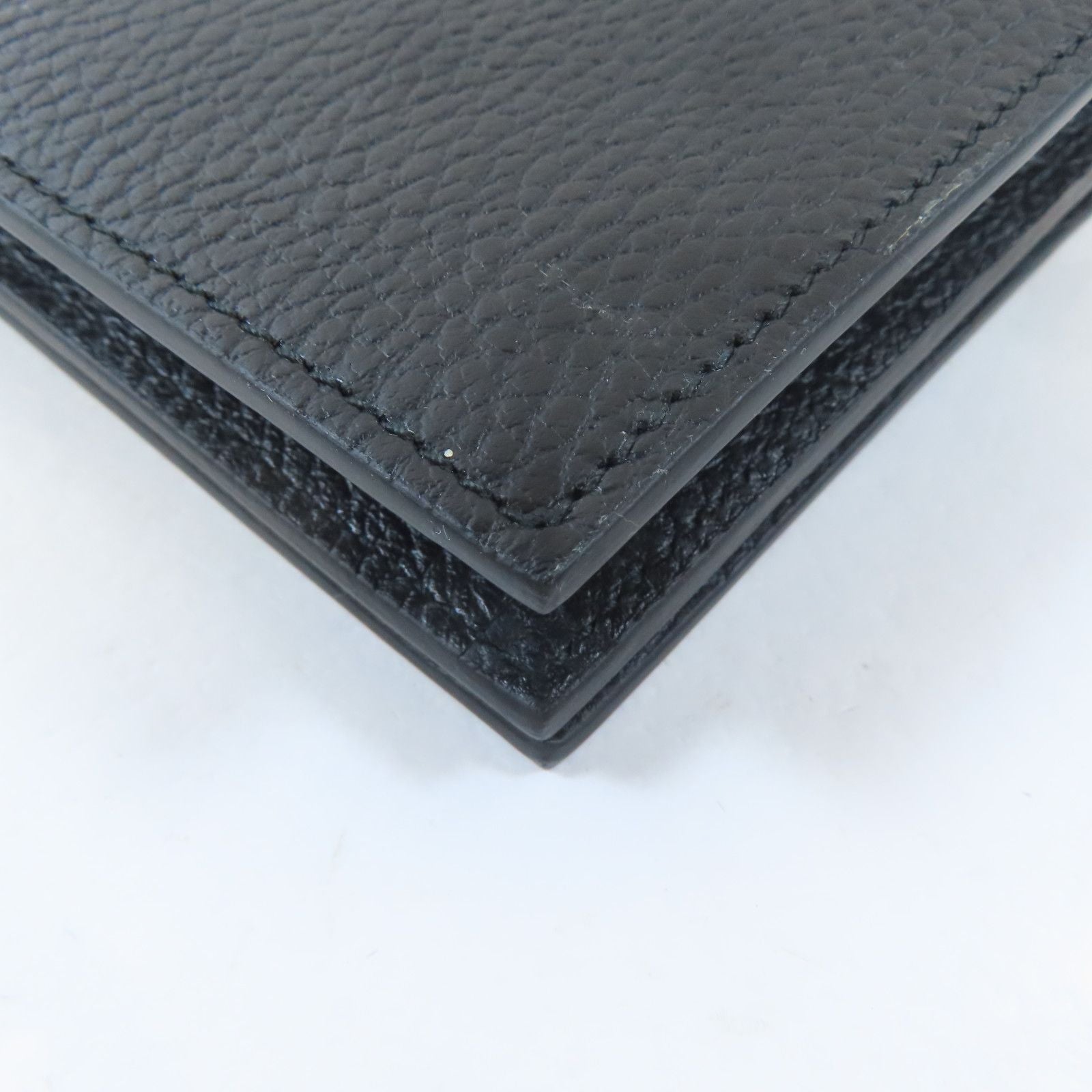 Gucci Textured Calfskin Medium Betty Chain Wallet Black