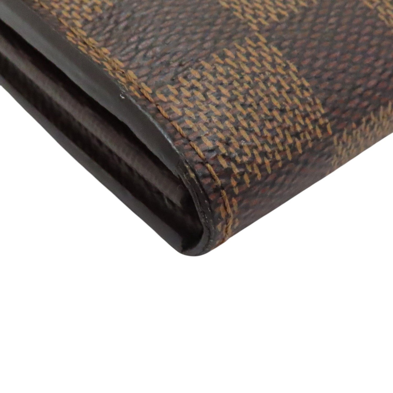 Louis Vuitton Sarah Wallet Damier Ebene Canvas N 63209