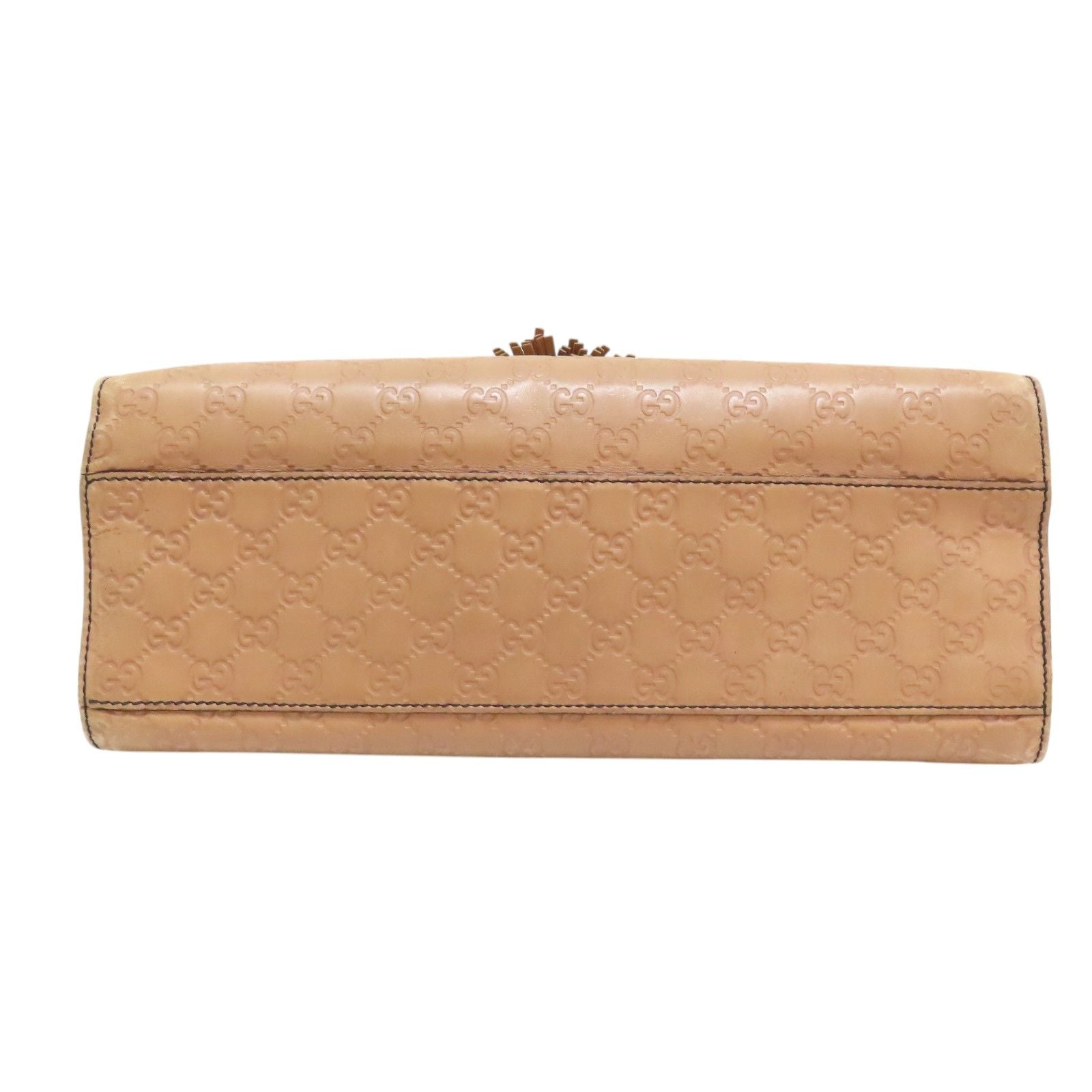 Gucci Guccissima Emily Shoulder Bag Calfskin Pink 295403