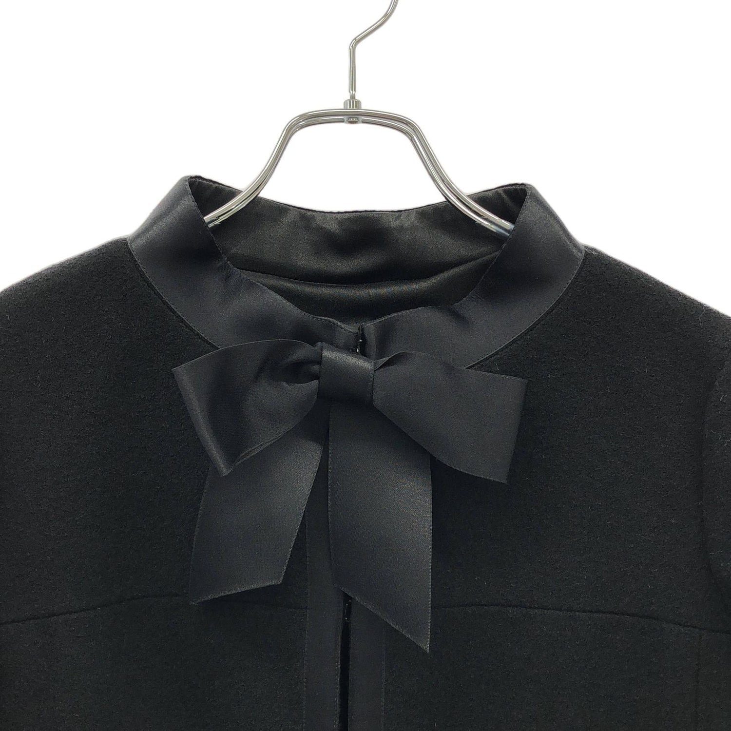 Chanel Black Coat Other Coat Wool P 26923v 17027