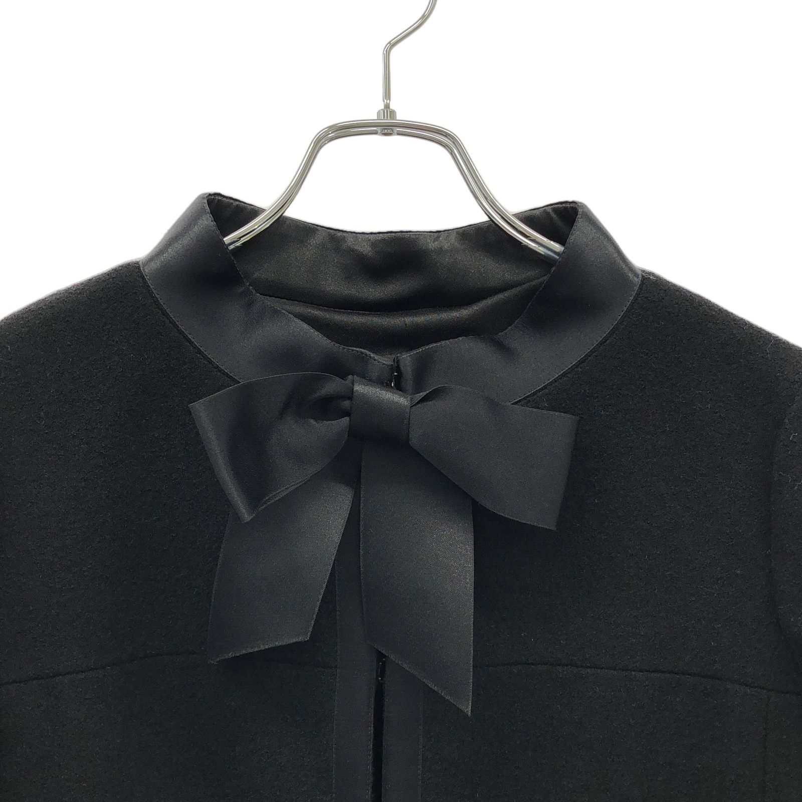 Chanel Black Coat Other Coat Wool P 26923v 17027