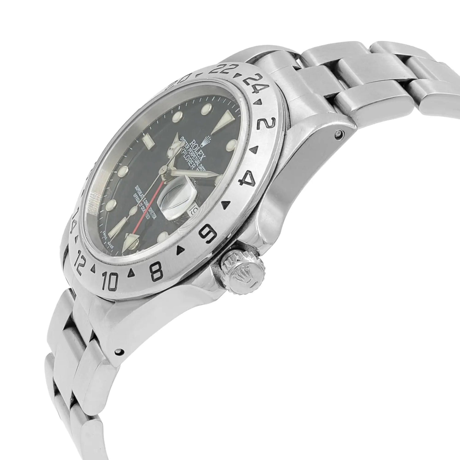 Rolex Explorer II Black Dial Steel Black Dial Automatic Mens Watch 16570